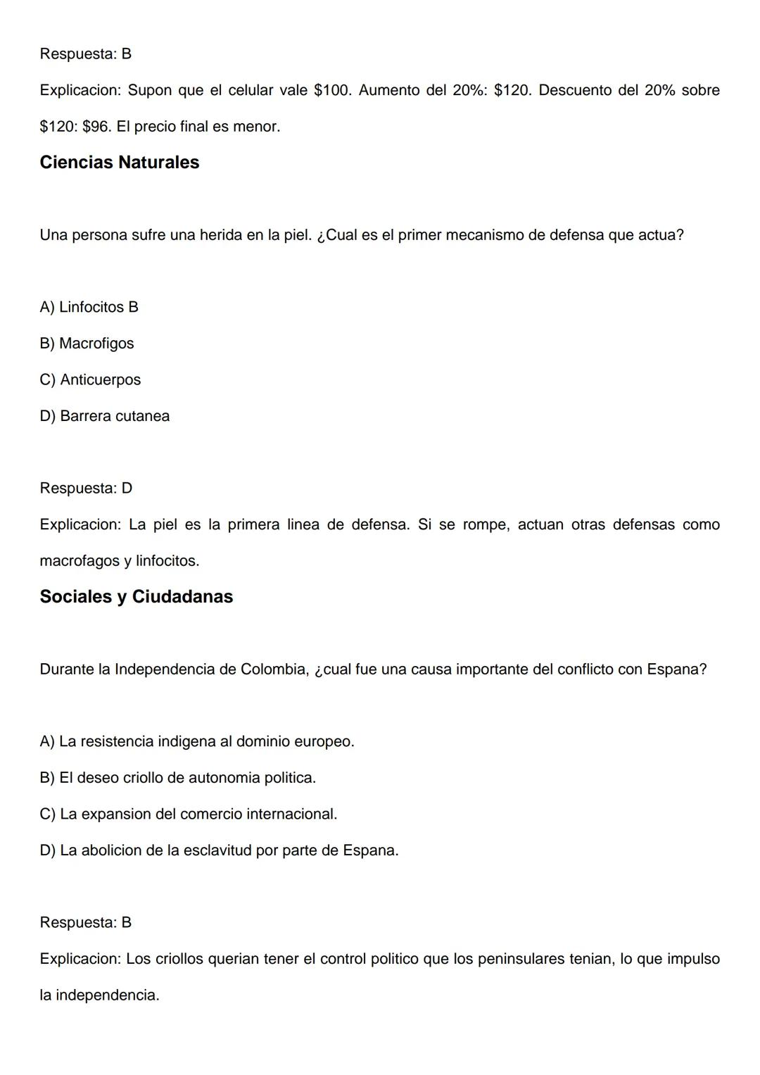 Mini Taller Simulacro ICFES - Ejercicios Resueltos
Lectura Critica
Texto:
"La educacion no cambia el mundo: cambia a las personas que van a