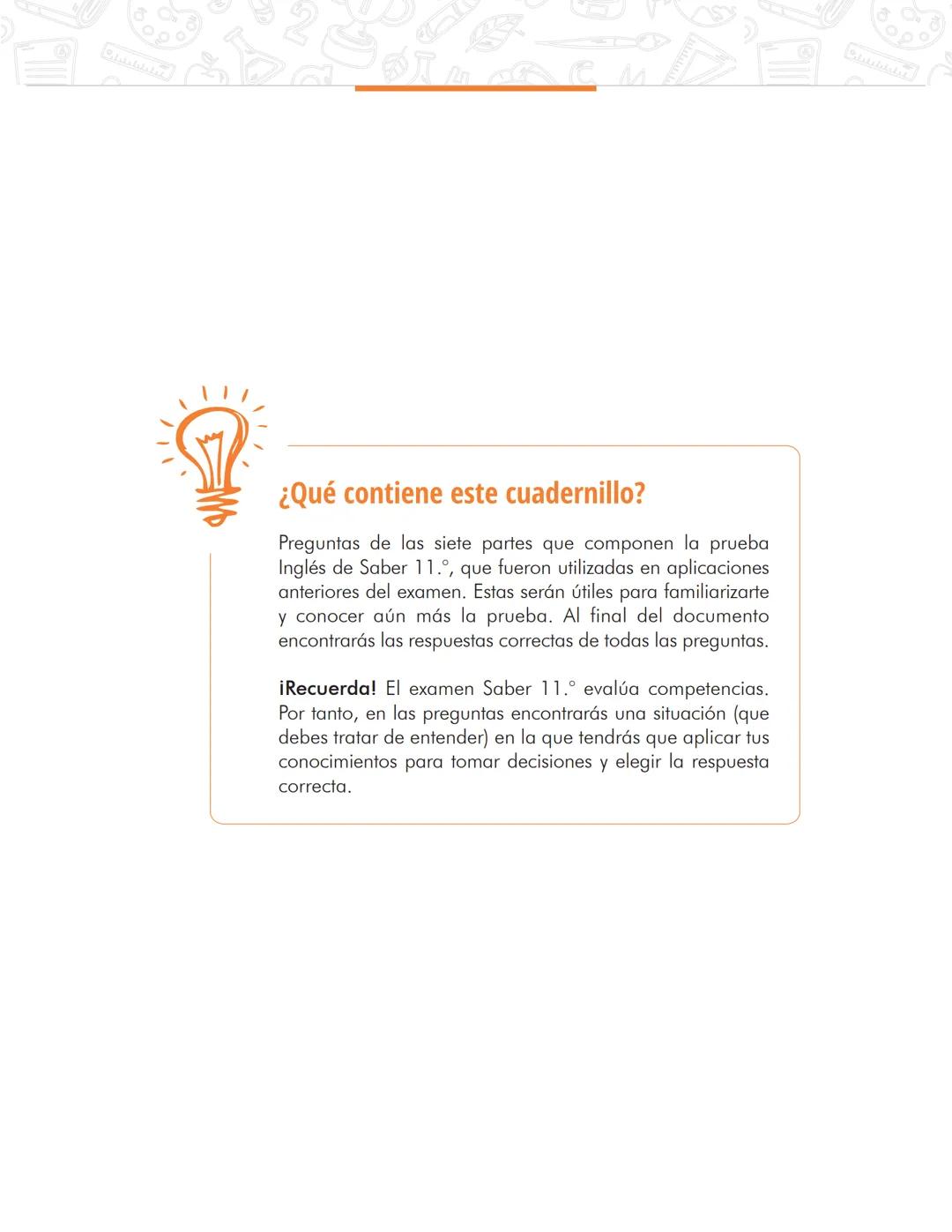 # La educación es de todos
Mineducación
# English
Prueba Inglés
Cuaderno de preguntas
Saber 11.º Presidente de la República
Iván Duque M