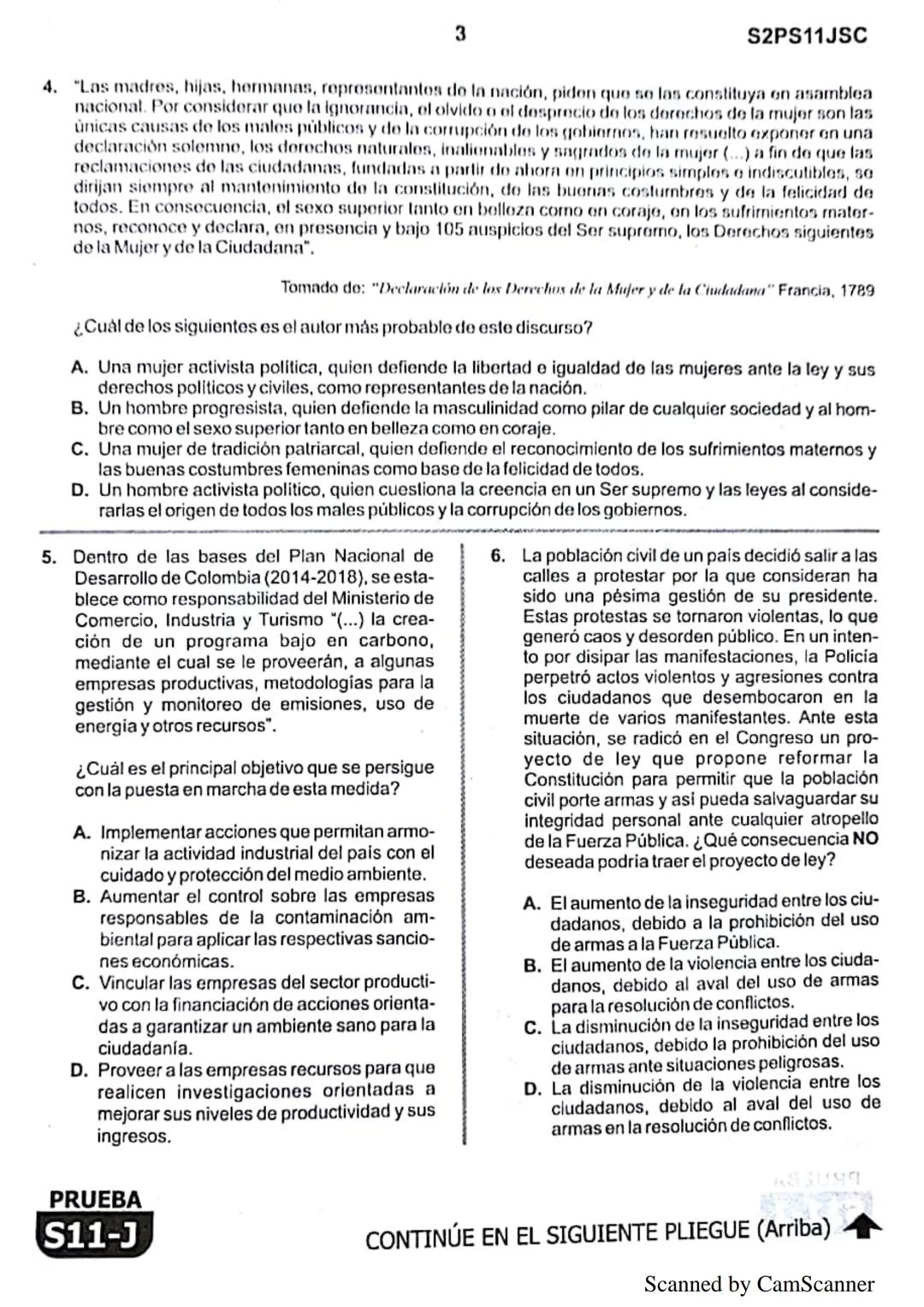 1
● La
Eje del
mejoramiento
Evaluación de la calidad
PRUEBA
S11-J
educativa
Evaluación por Desempeño en Competencias
Segunda sesión
En el si