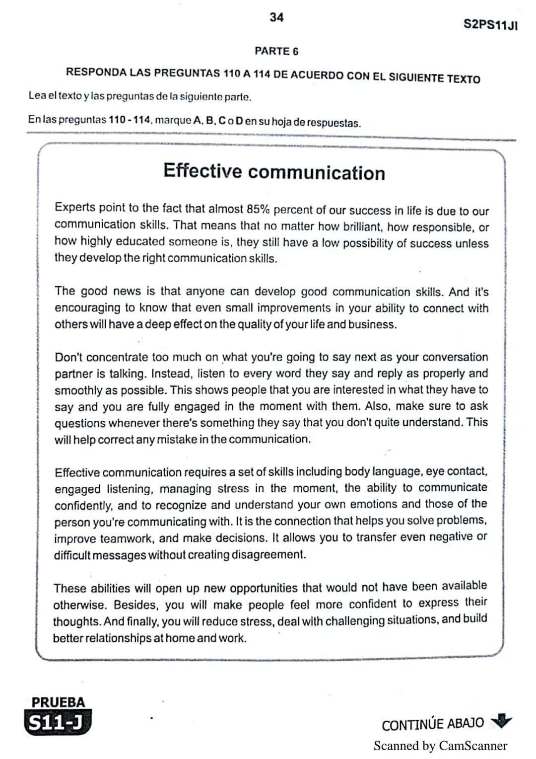 1
● La
Eje del
mejoramiento
Evaluación de la calidad
PRUEBA
S11-J
educativa
Evaluación por Desempeño en Competencias
Segunda sesión
En el si
