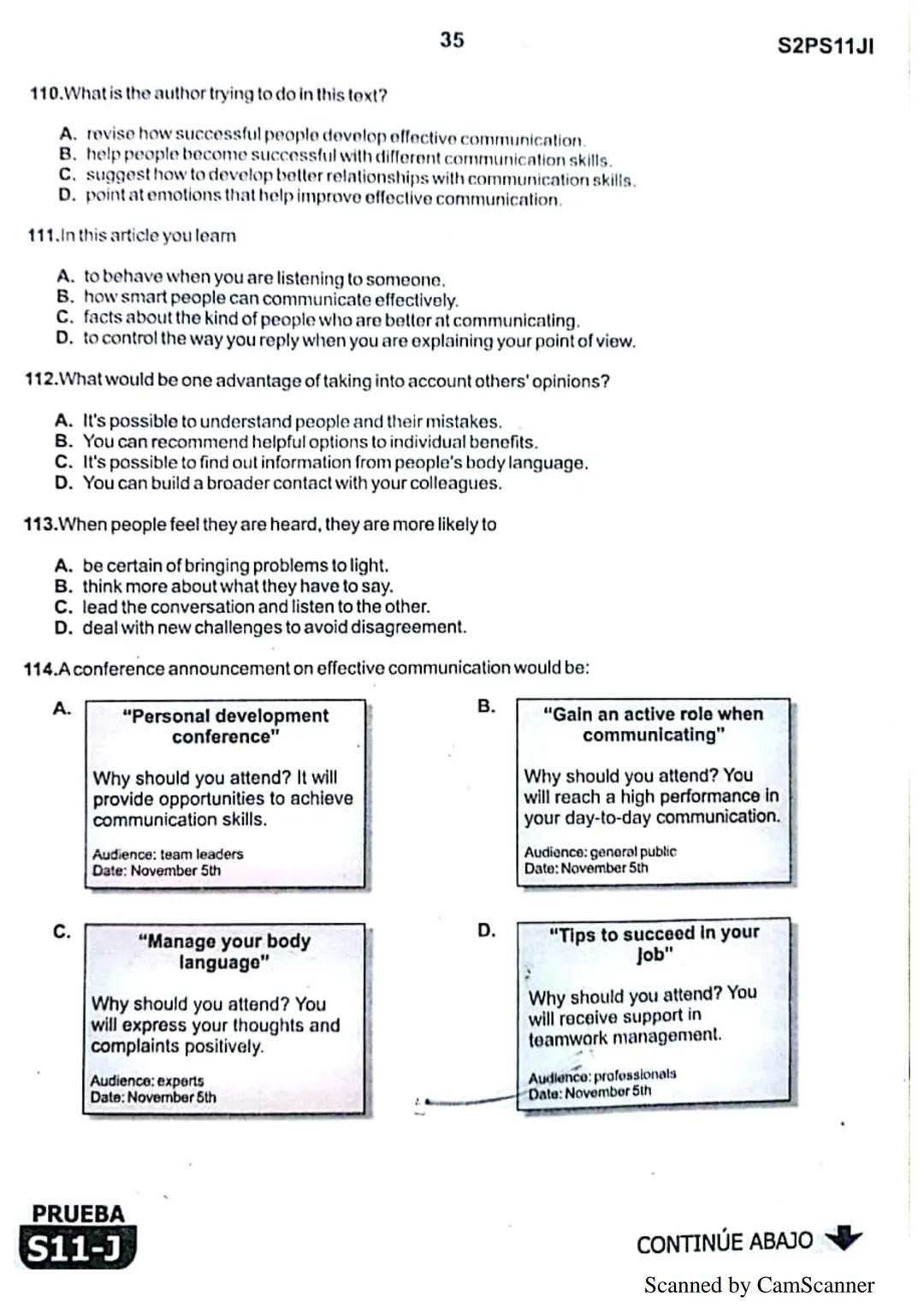 1
● La
Eje del
mejoramiento
Evaluación de la calidad
PRUEBA
S11-J
educativa
Evaluación por Desempeño en Competencias
Segunda sesión
En el si