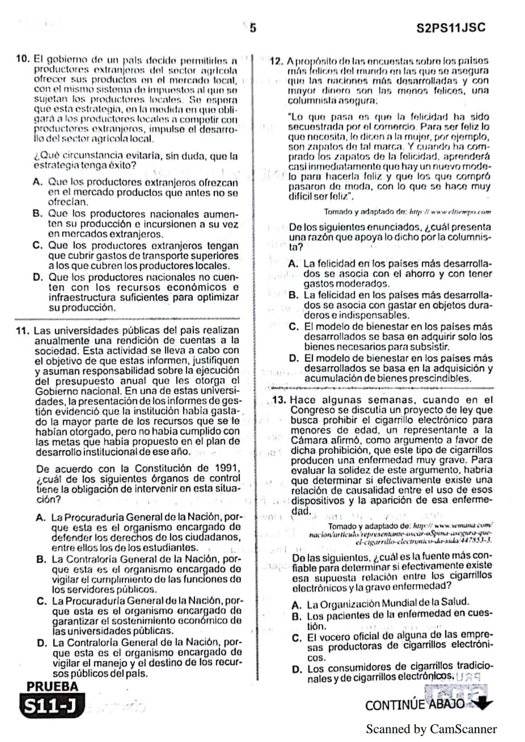 1
● La
Eje del
mejoramiento
Evaluación de la calidad
PRUEBA
S11-J
educativa
Evaluación por Desempeño en Competencias
Segunda sesión
En el si