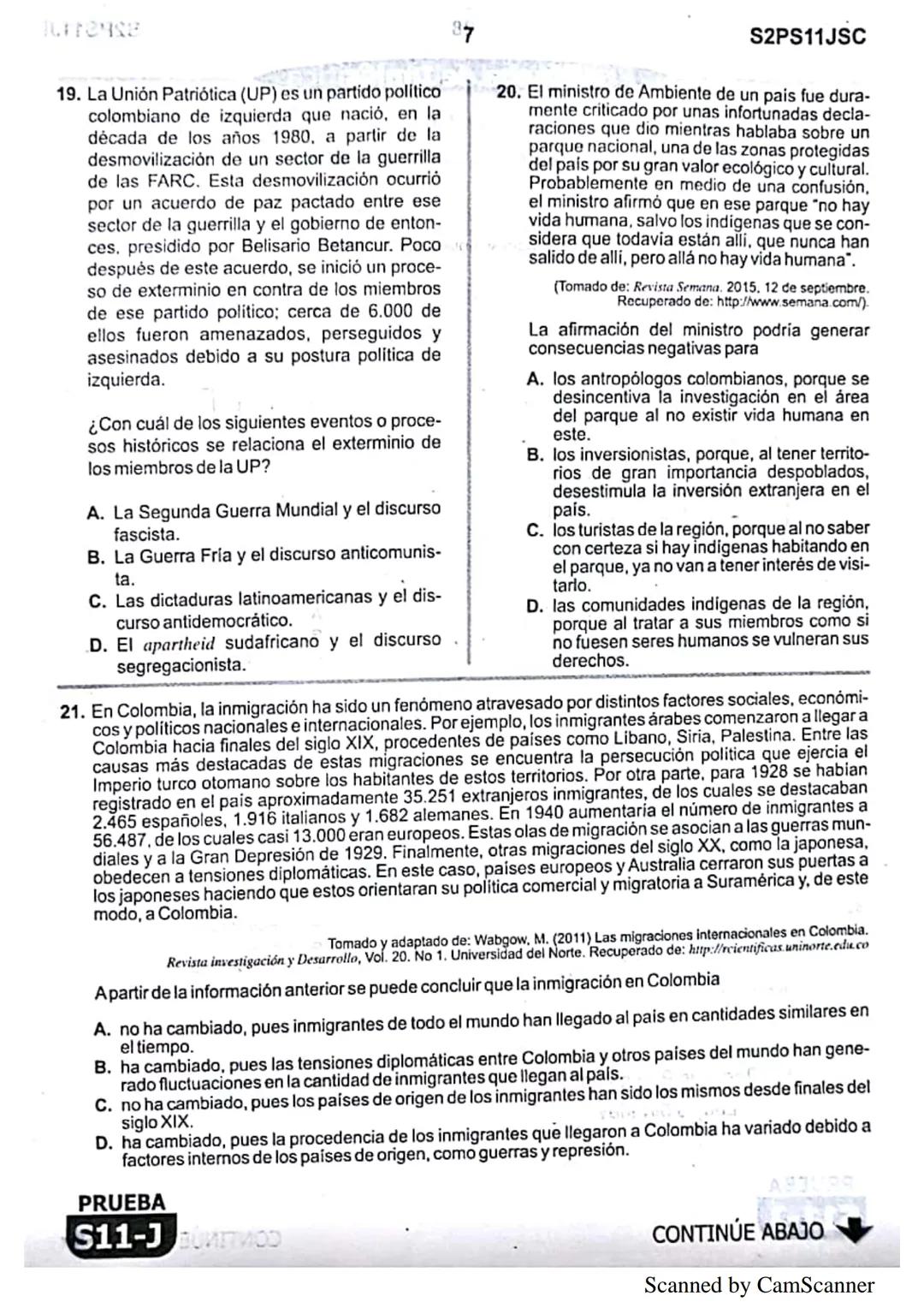 1
● La
Eje del
mejoramiento
Evaluación de la calidad
PRUEBA
S11-J
educativa
Evaluación por Desempeño en Competencias
Segunda sesión
En el si