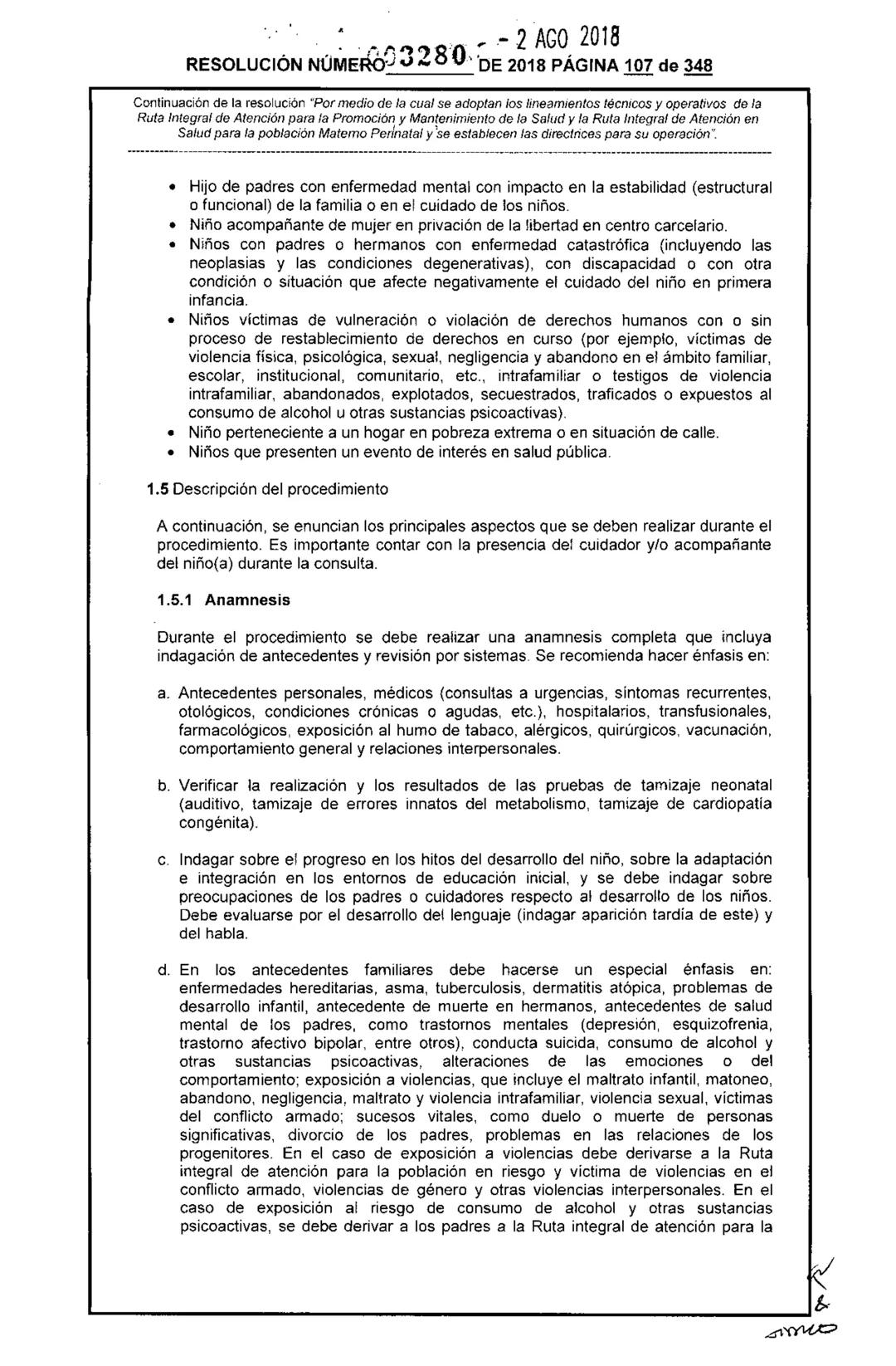 REPÚBLICA DE COLOMBIA
MINISTERIO DE SALUD Y PROTECCIÓN SOCIAL
RESOLUCIÓN NÚMER603280 DE 2018
2 AGO 2018
Por medio de la cual se adoptan los