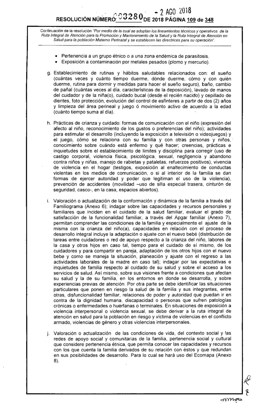 REPÚBLICA DE COLOMBIA
MINISTERIO DE SALUD Y PROTECCIÓN SOCIAL
RESOLUCIÓN NÚMER603280 DE 2018
2 AGO 2018
Por medio de la cual se adoptan los