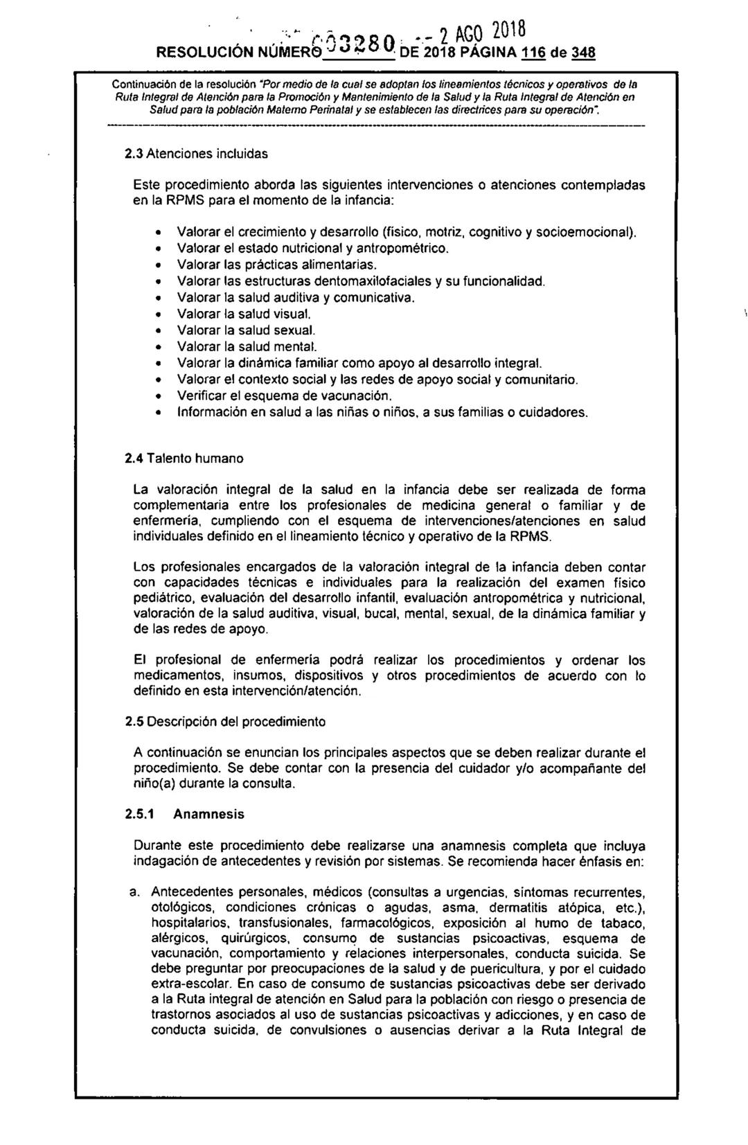 REPÚBLICA DE COLOMBIA
MINISTERIO DE SALUD Y PROTECCIÓN SOCIAL
RESOLUCIÓN NÚMER603280 DE 2018
2 AGO 2018
Por medio de la cual se adoptan los
