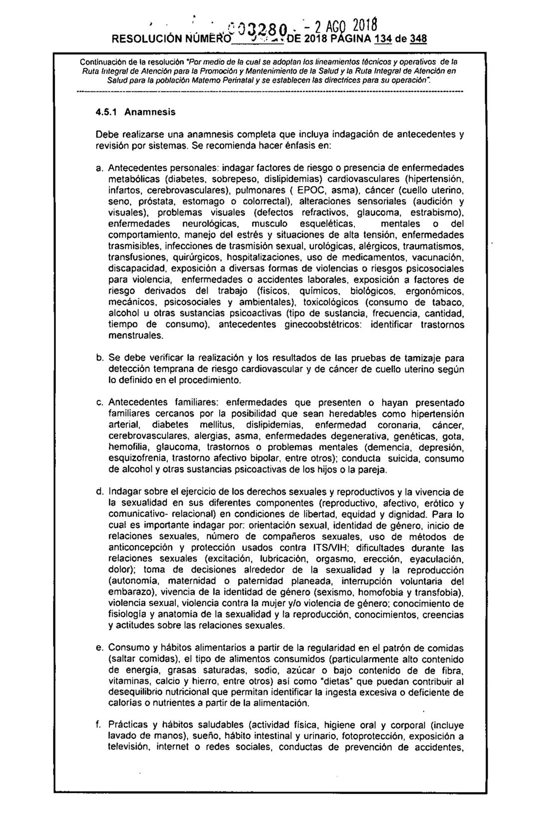 REPÚBLICA DE COLOMBIA
MINISTERIO DE SALUD Y PROTECCIÓN SOCIAL
RESOLUCIÓN NÚMER603280 DE 2018
2 AGO 2018
Por medio de la cual se adoptan los