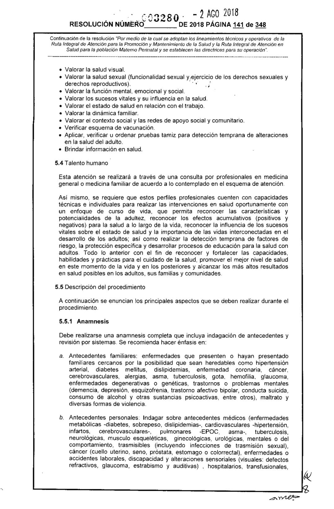 REPÚBLICA DE COLOMBIA
MINISTERIO DE SALUD Y PROTECCIÓN SOCIAL
RESOLUCIÓN NÚMER603280 DE 2018
2 AGO 2018
Por medio de la cual se adoptan los