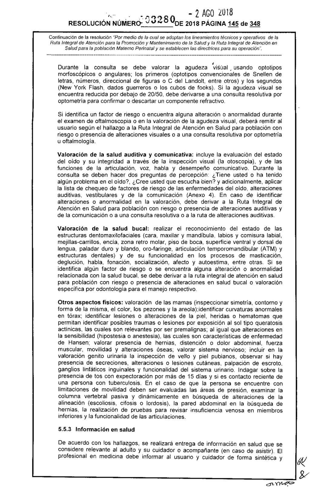 REPÚBLICA DE COLOMBIA
MINISTERIO DE SALUD Y PROTECCIÓN SOCIAL
RESOLUCIÓN NÚMER603280 DE 2018
2 AGO 2018
Por medio de la cual se adoptan los