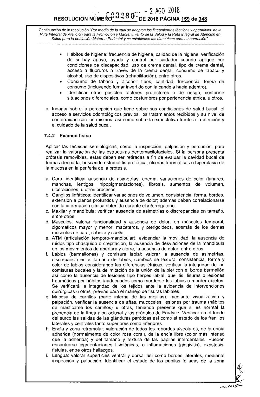 REPÚBLICA DE COLOMBIA
MINISTERIO DE SALUD Y PROTECCIÓN SOCIAL
RESOLUCIÓN NÚMER603280 DE 2018
2 AGO 2018
Por medio de la cual se adoptan los