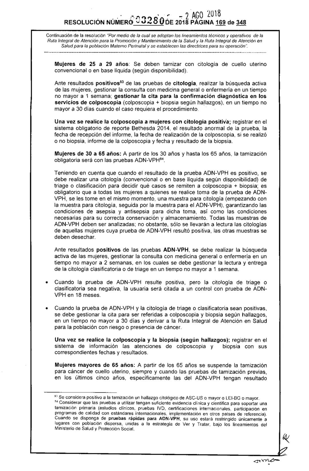 REPÚBLICA DE COLOMBIA
MINISTERIO DE SALUD Y PROTECCIÓN SOCIAL
RESOLUCIÓN NÚMER603280 DE 2018
2 AGO 2018
Por medio de la cual se adoptan los