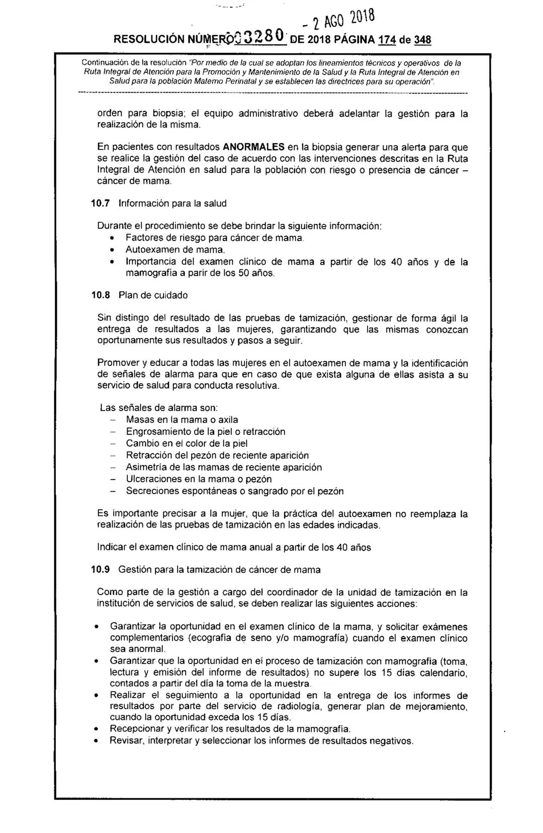 REPÚBLICA DE COLOMBIA
MINISTERIO DE SALUD Y PROTECCIÓN SOCIAL
RESOLUCIÓN NÚMER603280 DE 2018
2 AGO 2018
Por medio de la cual se adoptan los