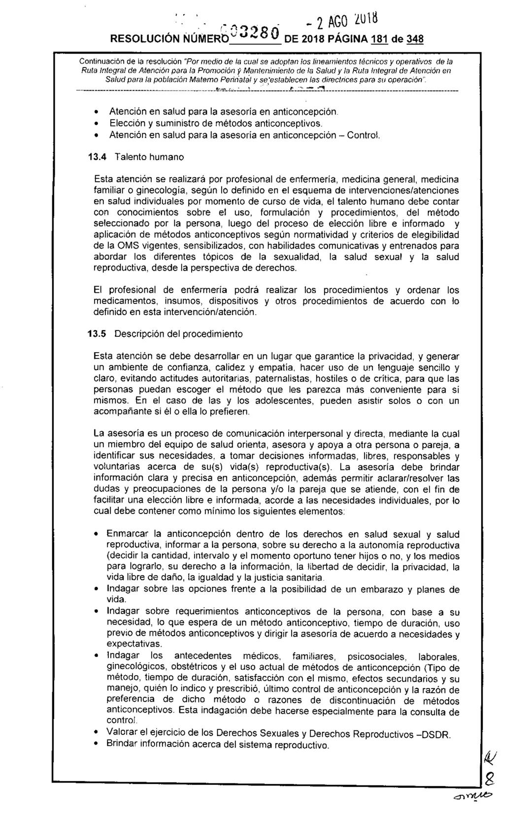 REPÚBLICA DE COLOMBIA
MINISTERIO DE SALUD Y PROTECCIÓN SOCIAL
RESOLUCIÓN NÚMER603280 DE 2018
2 AGO 2018
Por medio de la cual se adoptan los