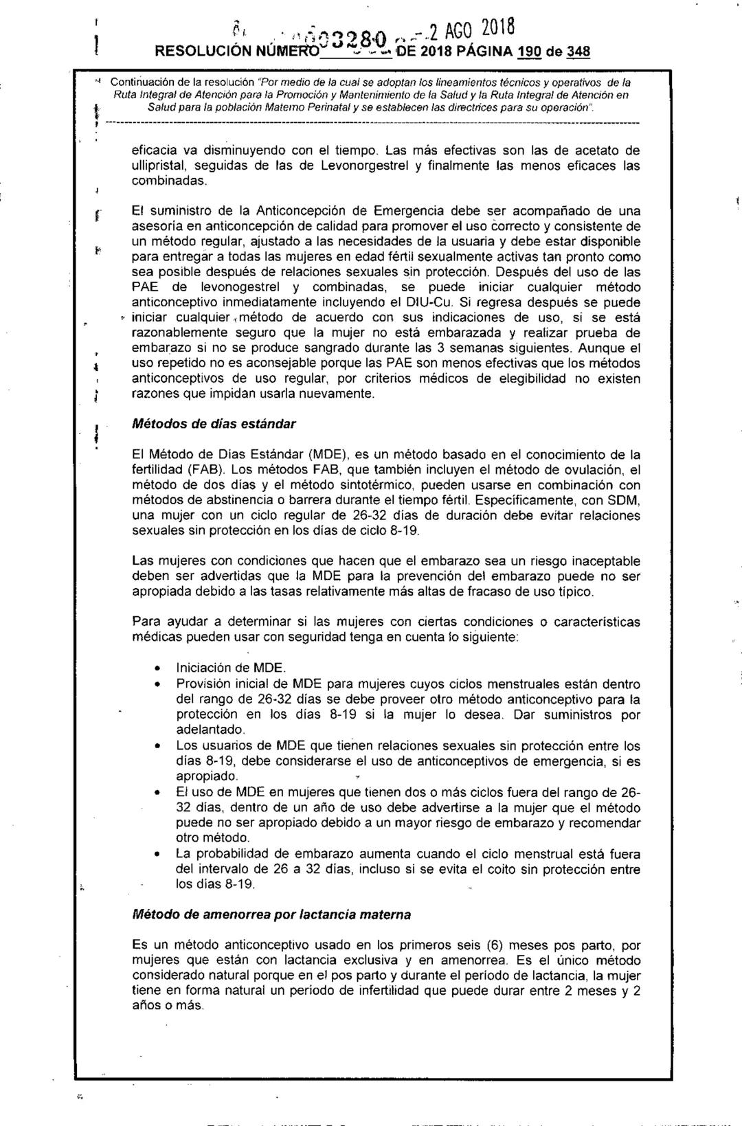REPÚBLICA DE COLOMBIA
MINISTERIO DE SALUD Y PROTECCIÓN SOCIAL
RESOLUCIÓN NÚMER603280 DE 2018
2 AGO 2018
Por medio de la cual se adoptan los