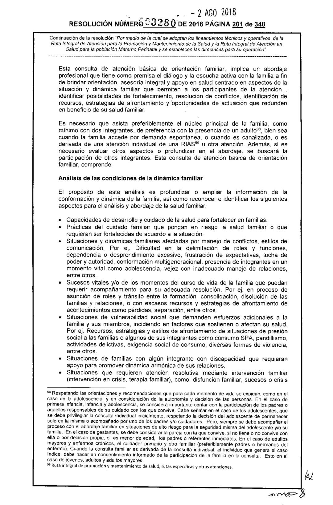 REPÚBLICA DE COLOMBIA
MINISTERIO DE SALUD Y PROTECCIÓN SOCIAL
RESOLUCIÓN NÚMER603280 DE 2018
2 AGO 2018
Por medio de la cual se adoptan los
