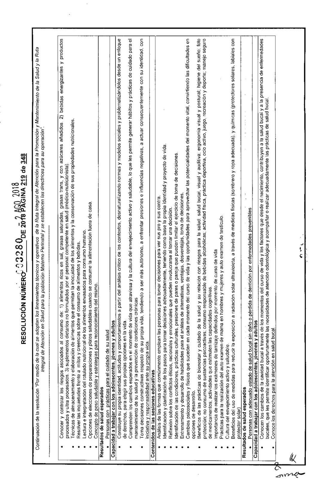 REPÚBLICA DE COLOMBIA
MINISTERIO DE SALUD Y PROTECCIÓN SOCIAL
RESOLUCIÓN NÚMER603280 DE 2018
2 AGO 2018
Por medio de la cual se adoptan los