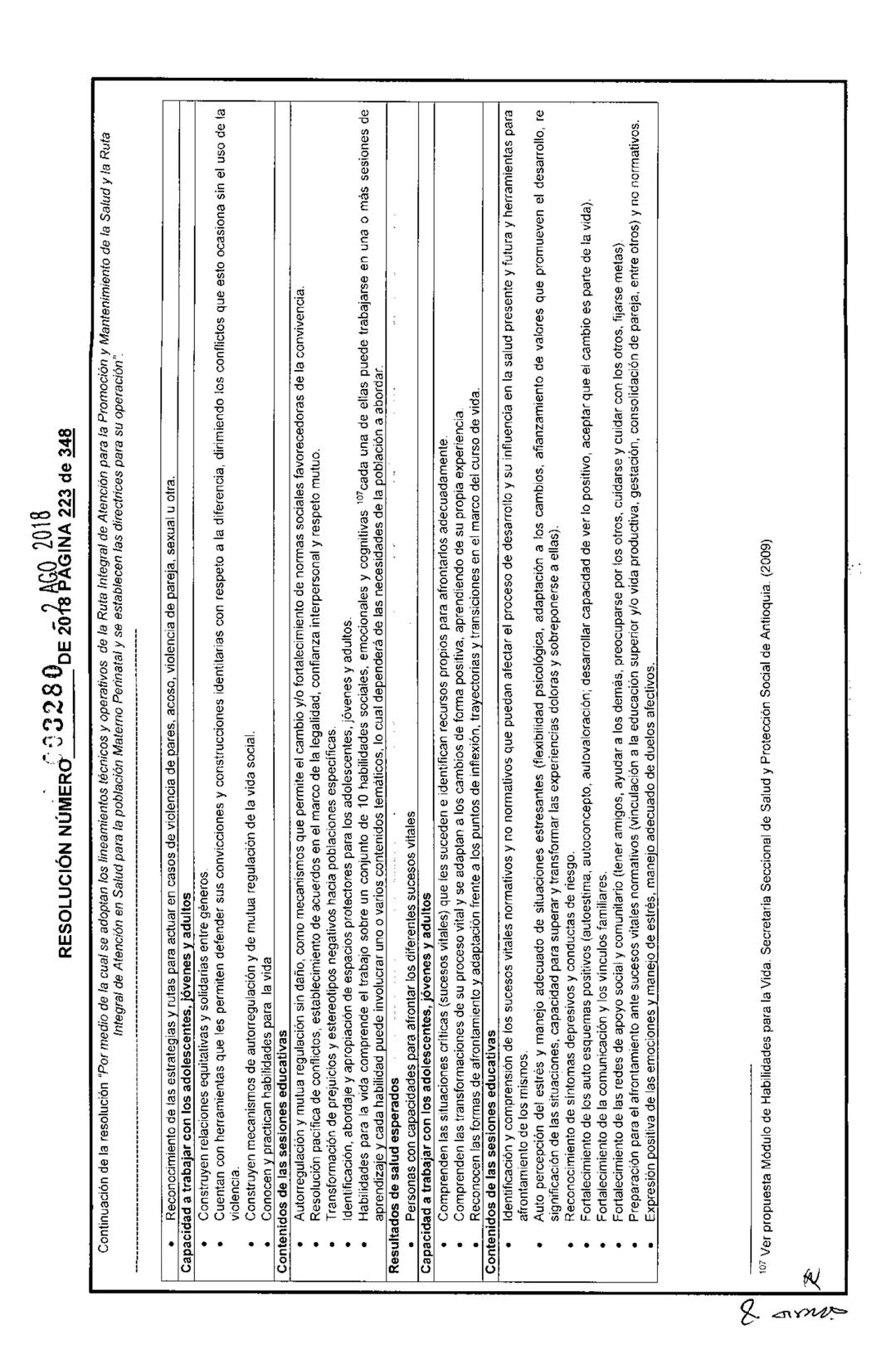 REPÚBLICA DE COLOMBIA
MINISTERIO DE SALUD Y PROTECCIÓN SOCIAL
RESOLUCIÓN NÚMER603280 DE 2018
2 AGO 2018
Por medio de la cual se adoptan los
