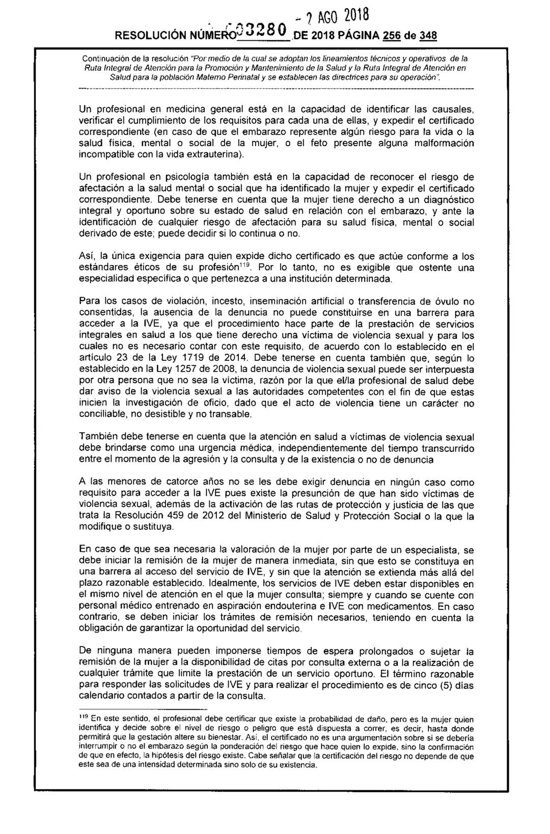 REPÚBLICA DE COLOMBIA
MINISTERIO DE SALUD Y PROTECCIÓN SOCIAL
RESOLUCIÓN NÚMER603280 DE 2018
2 AGO 2018
Por medio de la cual se adoptan los