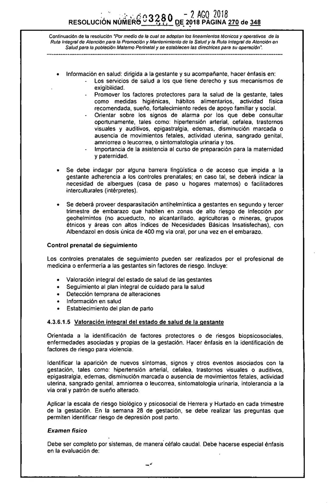 REPÚBLICA DE COLOMBIA
MINISTERIO DE SALUD Y PROTECCIÓN SOCIAL
RESOLUCIÓN NÚMER603280 DE 2018
2 AGO 2018
Por medio de la cual se adoptan los
