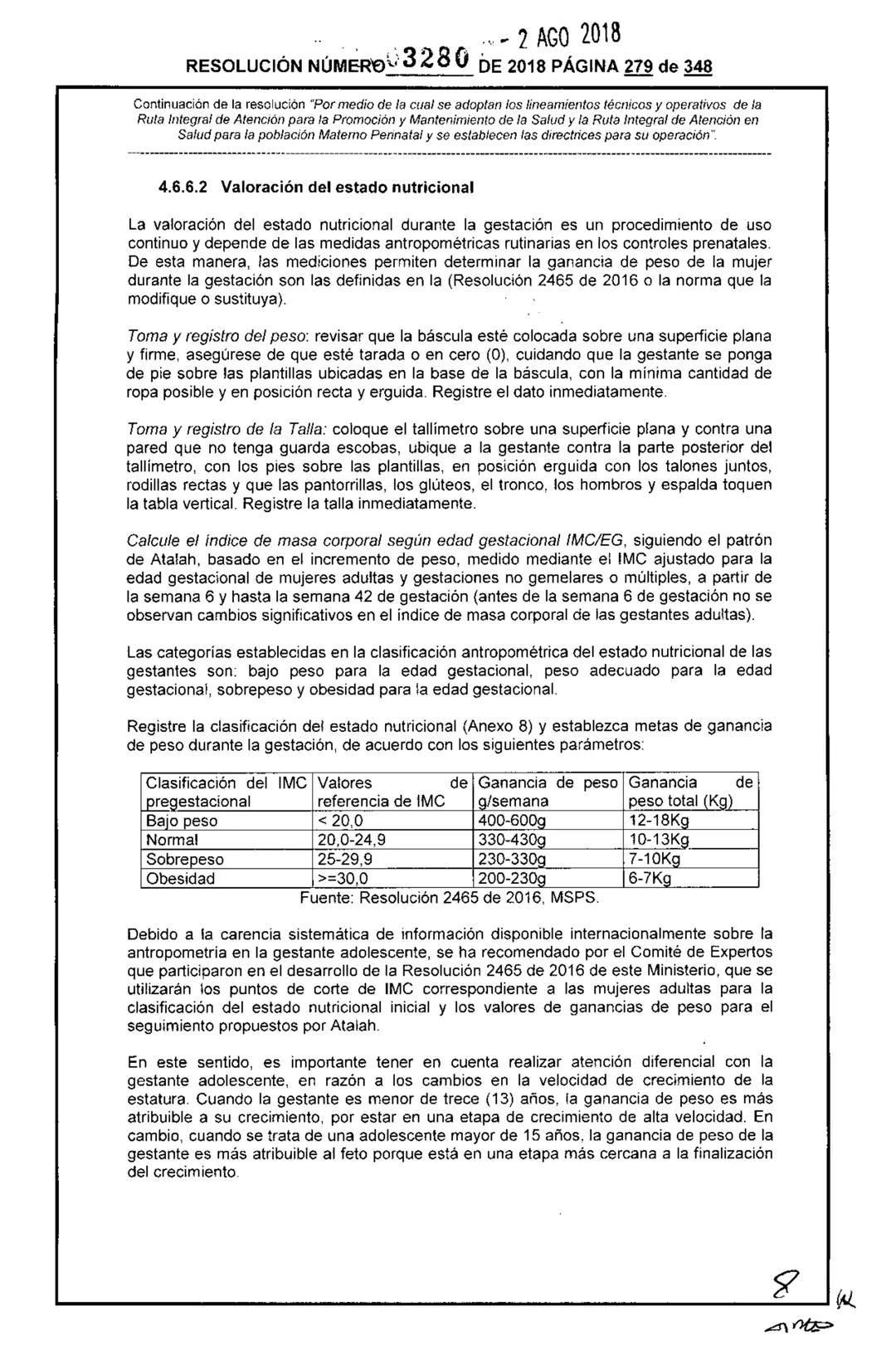 REPÚBLICA DE COLOMBIA
MINISTERIO DE SALUD Y PROTECCIÓN SOCIAL
RESOLUCIÓN NÚMER603280 DE 2018
2 AGO 2018
Por medio de la cual se adoptan los