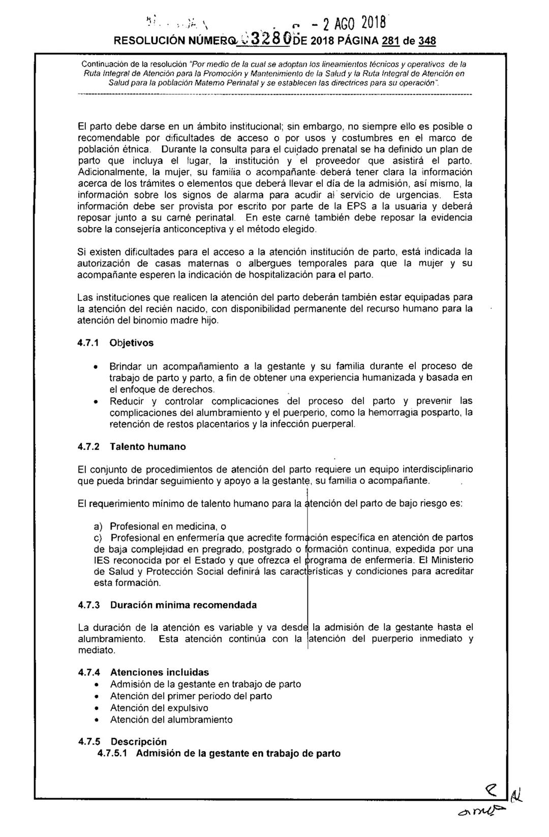 REPÚBLICA DE COLOMBIA
MINISTERIO DE SALUD Y PROTECCIÓN SOCIAL
RESOLUCIÓN NÚMER603280 DE 2018
2 AGO 2018
Por medio de la cual se adoptan los