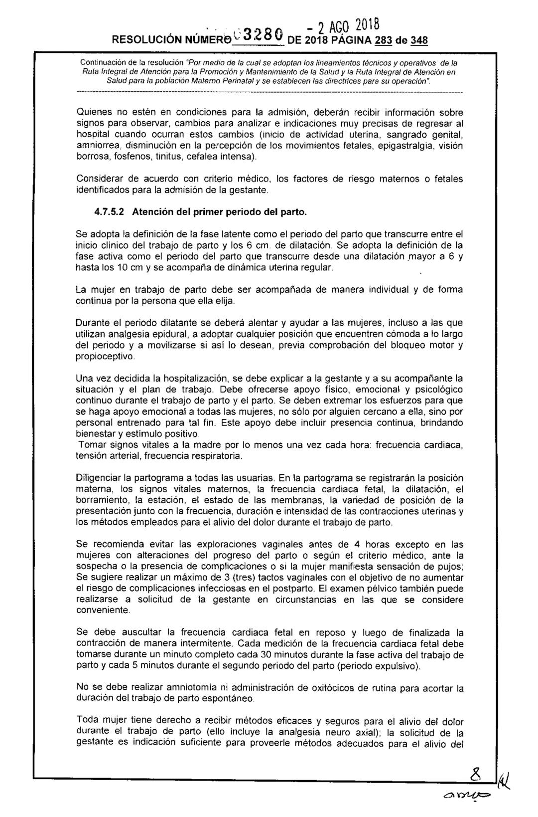 REPÚBLICA DE COLOMBIA
MINISTERIO DE SALUD Y PROTECCIÓN SOCIAL
RESOLUCIÓN NÚMER603280 DE 2018
2 AGO 2018
Por medio de la cual se adoptan los