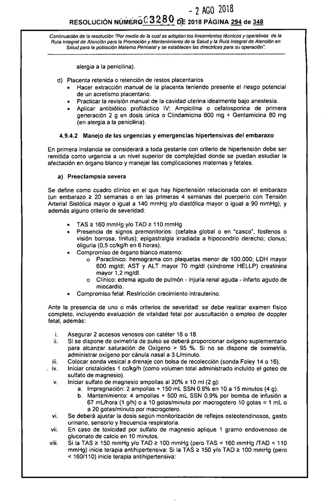 REPÚBLICA DE COLOMBIA
MINISTERIO DE SALUD Y PROTECCIÓN SOCIAL
RESOLUCIÓN NÚMER603280 DE 2018
2 AGO 2018
Por medio de la cual se adoptan los
