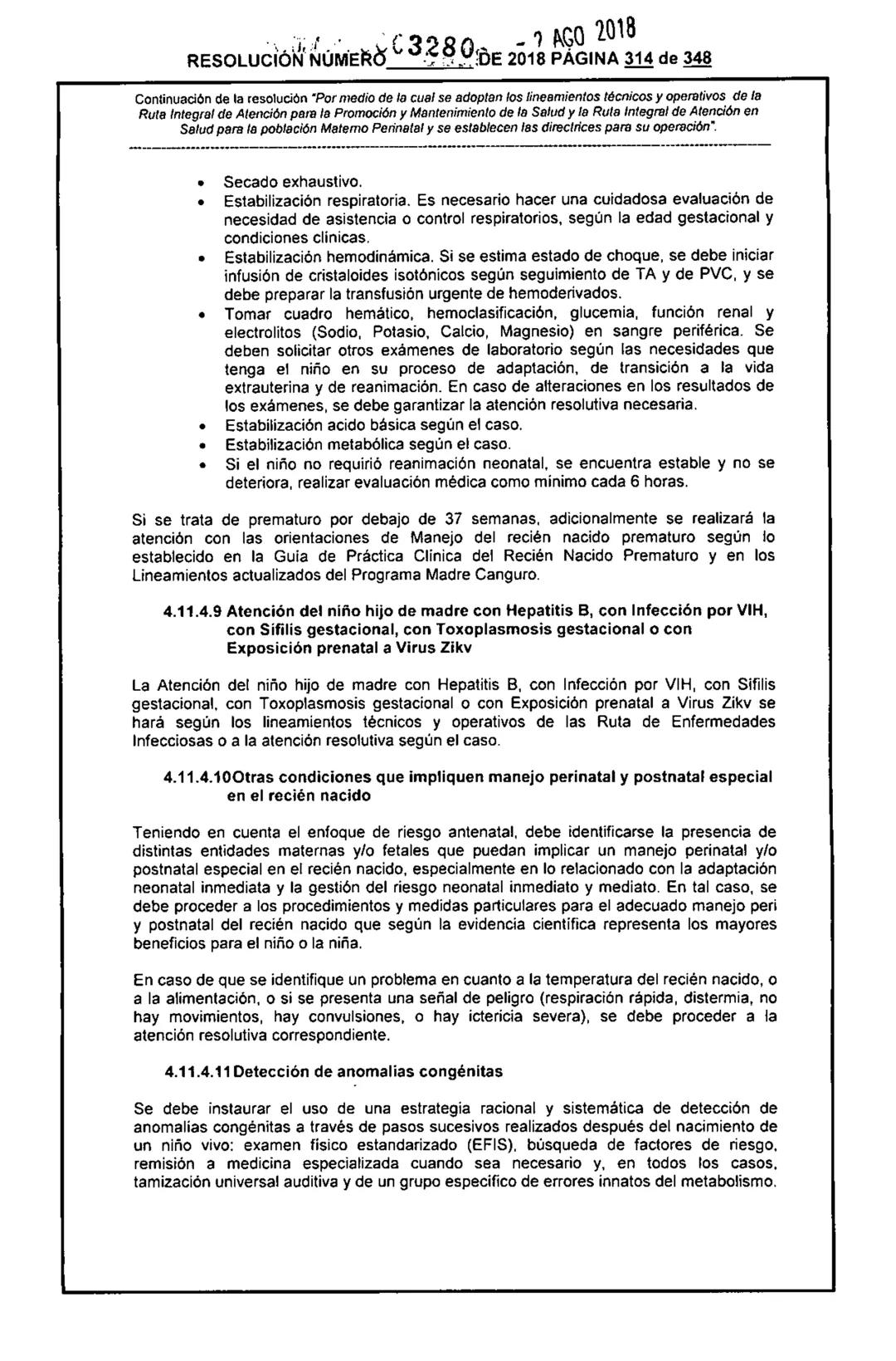 REPÚBLICA DE COLOMBIA
MINISTERIO DE SALUD Y PROTECCIÓN SOCIAL
RESOLUCIÓN NÚMER603280 DE 2018
2 AGO 2018
Por medio de la cual se adoptan los