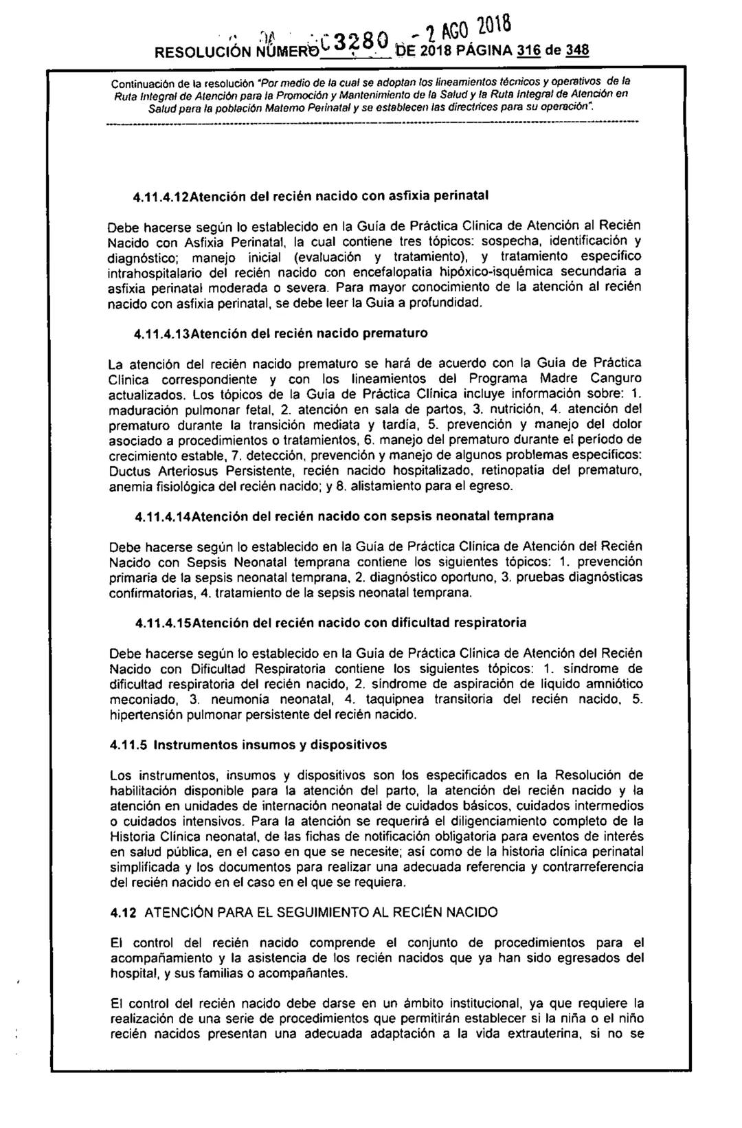 REPÚBLICA DE COLOMBIA
MINISTERIO DE SALUD Y PROTECCIÓN SOCIAL
RESOLUCIÓN NÚMER603280 DE 2018
2 AGO 2018
Por medio de la cual se adoptan los