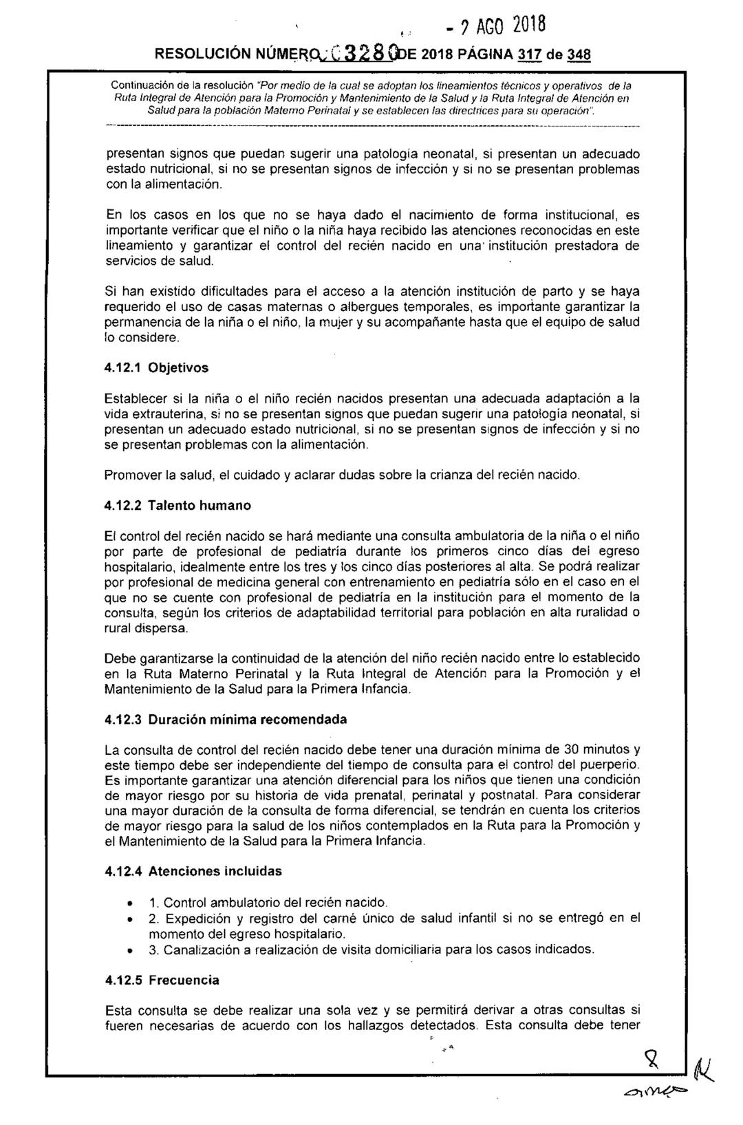 REPÚBLICA DE COLOMBIA
MINISTERIO DE SALUD Y PROTECCIÓN SOCIAL
RESOLUCIÓN NÚMER603280 DE 2018
2 AGO 2018
Por medio de la cual se adoptan los