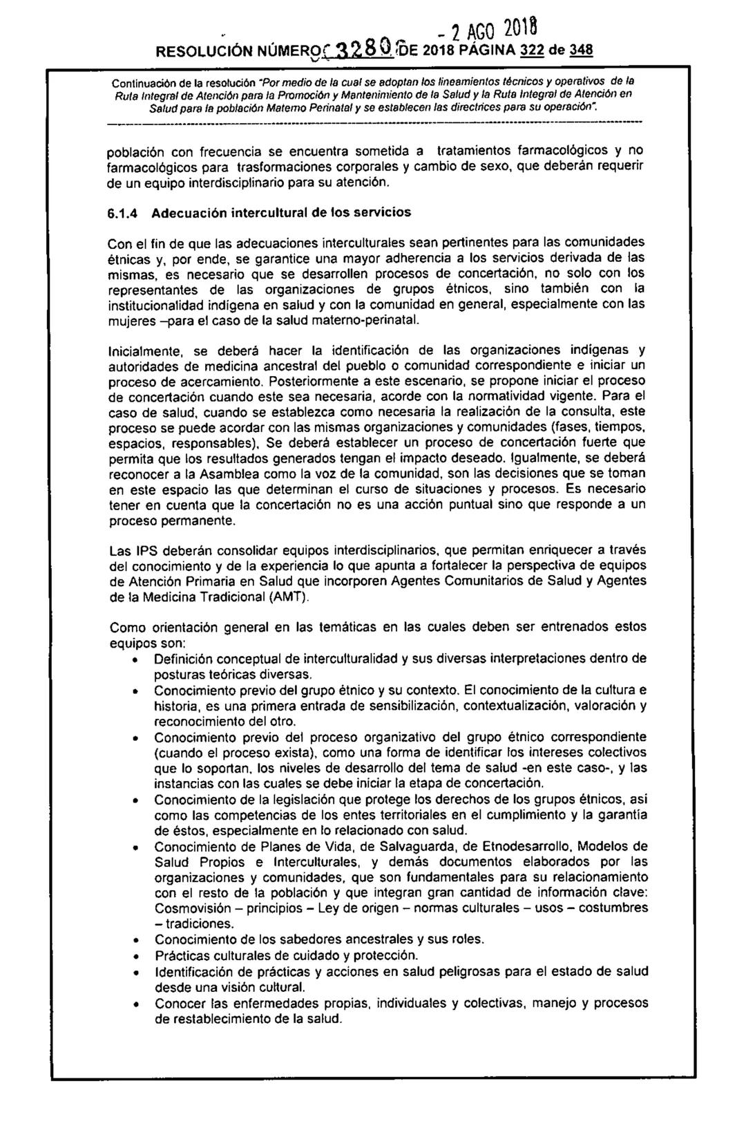 REPÚBLICA DE COLOMBIA
MINISTERIO DE SALUD Y PROTECCIÓN SOCIAL
RESOLUCIÓN NÚMER603280 DE 2018
2 AGO 2018
Por medio de la cual se adoptan los