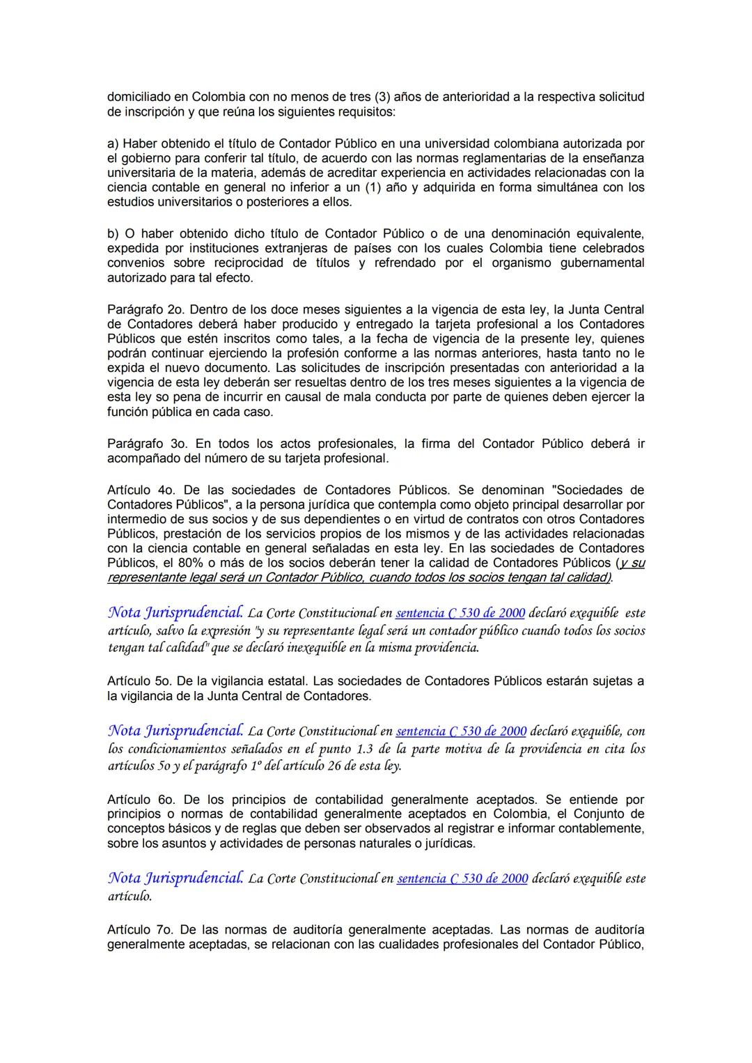 CONGRESO DE LA REPÚBLICA
LEY 43 DE 1990
(Diciembre 13)
Por la cual se adiciona la Ley 145 de 1960, reglamentaria de la profesión de Contador