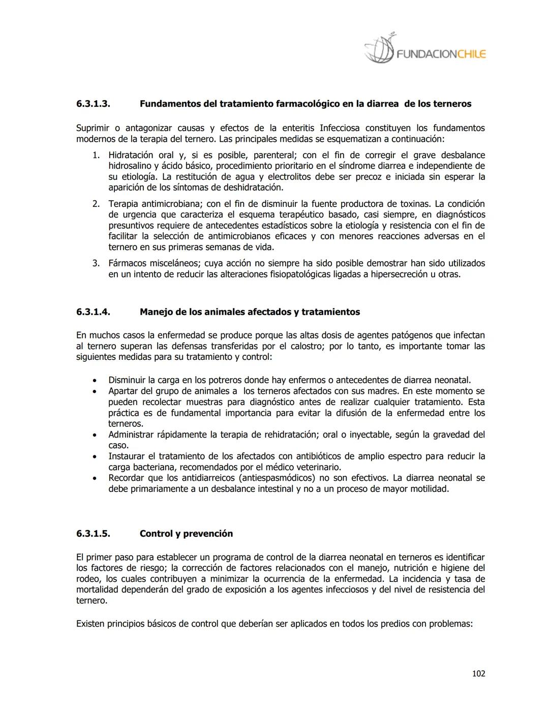 # FUNDACIONCHILE
MANUAL DE PRODUCCIÓN BOVINA
Dirigido a profesionales y técnicos
Agosto de 2008 FUNDACIONCHILE
INDICE
Introducción...
1.