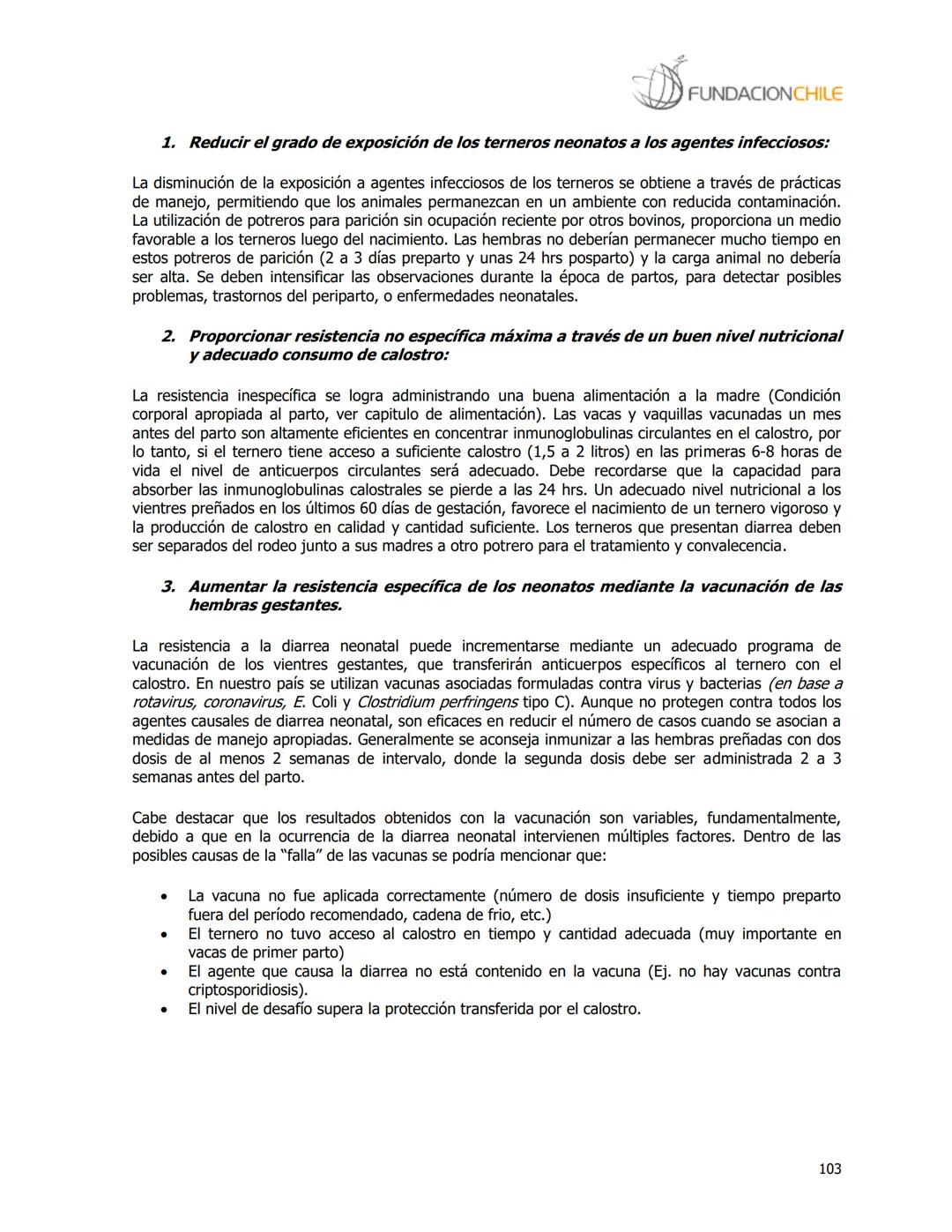 # FUNDACIONCHILE
MANUAL DE PRODUCCIÓN BOVINA
Dirigido a profesionales y técnicos
Agosto de 2008 FUNDACIONCHILE
INDICE
Introducción...
1.