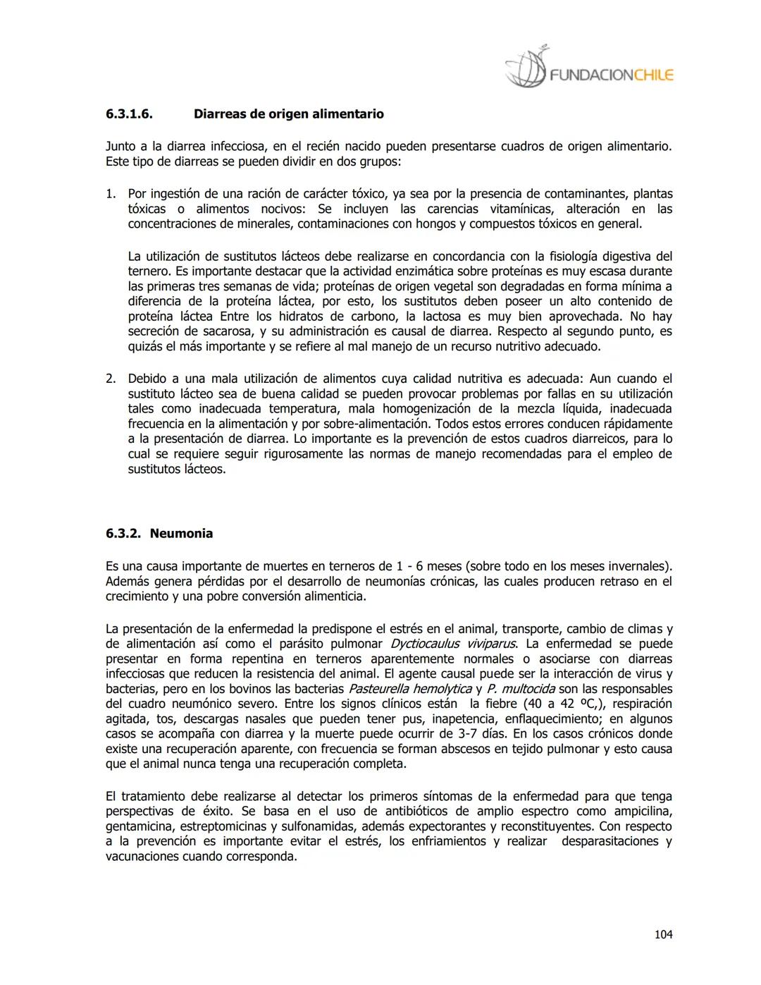 # FUNDACIONCHILE
MANUAL DE PRODUCCIÓN BOVINA
Dirigido a profesionales y técnicos
Agosto de 2008 FUNDACIONCHILE
INDICE
Introducción...
1.