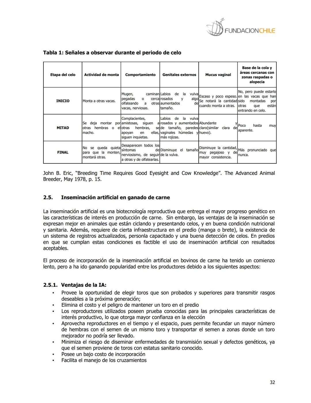 # FUNDACIONCHILE
MANUAL DE PRODUCCIÓN BOVINA
Dirigido a profesionales y técnicos
Agosto de 2008 FUNDACIONCHILE
INDICE
Introducción...
1.