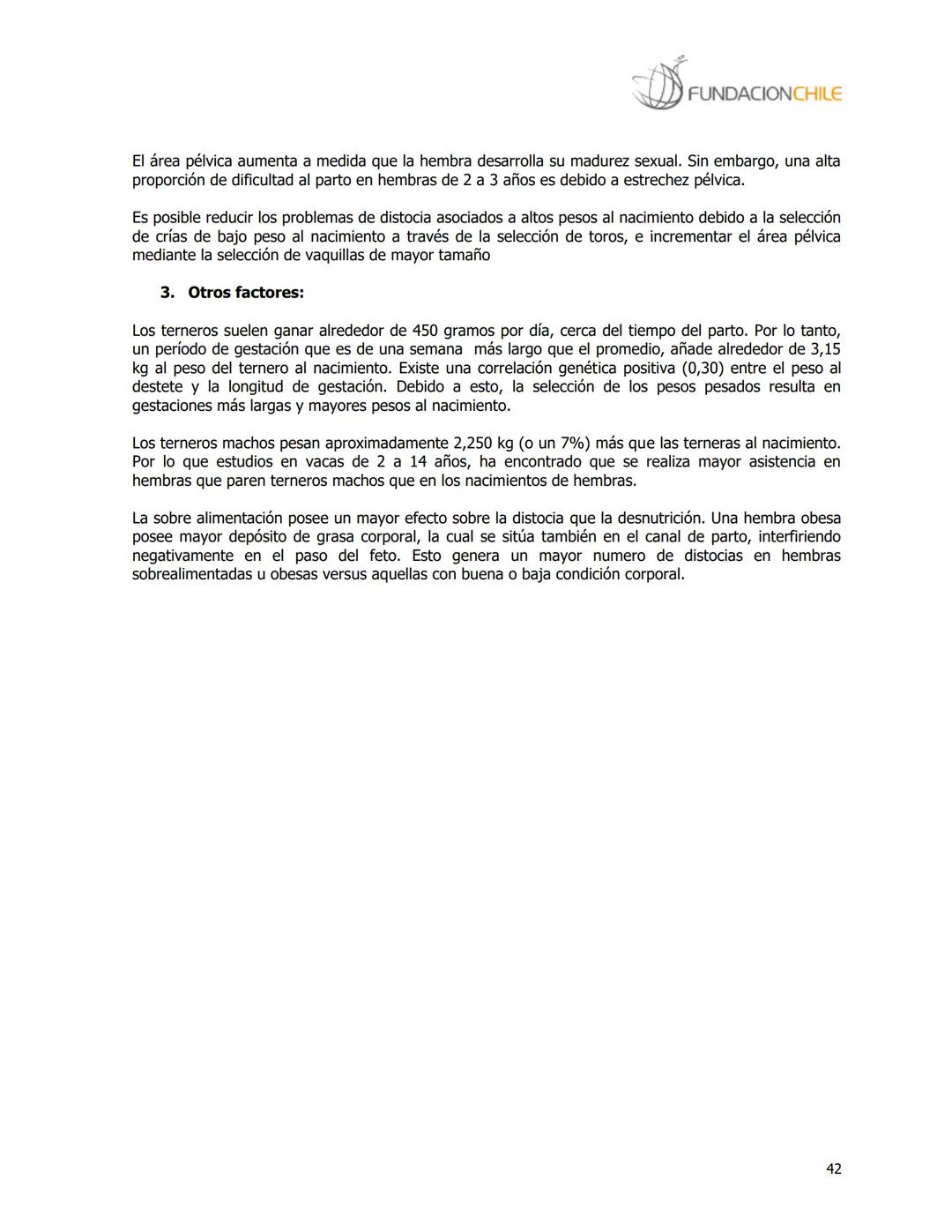 # FUNDACIONCHILE
MANUAL DE PRODUCCIÓN BOVINA
Dirigido a profesionales y técnicos
Agosto de 2008 FUNDACIONCHILE
INDICE
Introducción...
1.