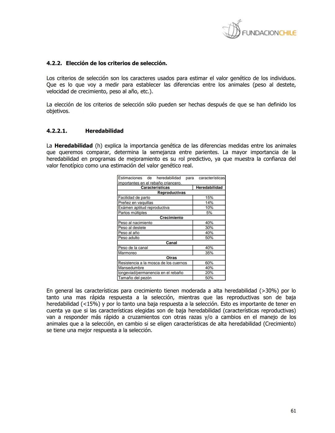 # FUNDACIONCHILE
MANUAL DE PRODUCCIÓN BOVINA
Dirigido a profesionales y técnicos
Agosto de 2008 FUNDACIONCHILE
INDICE
Introducción...
1.