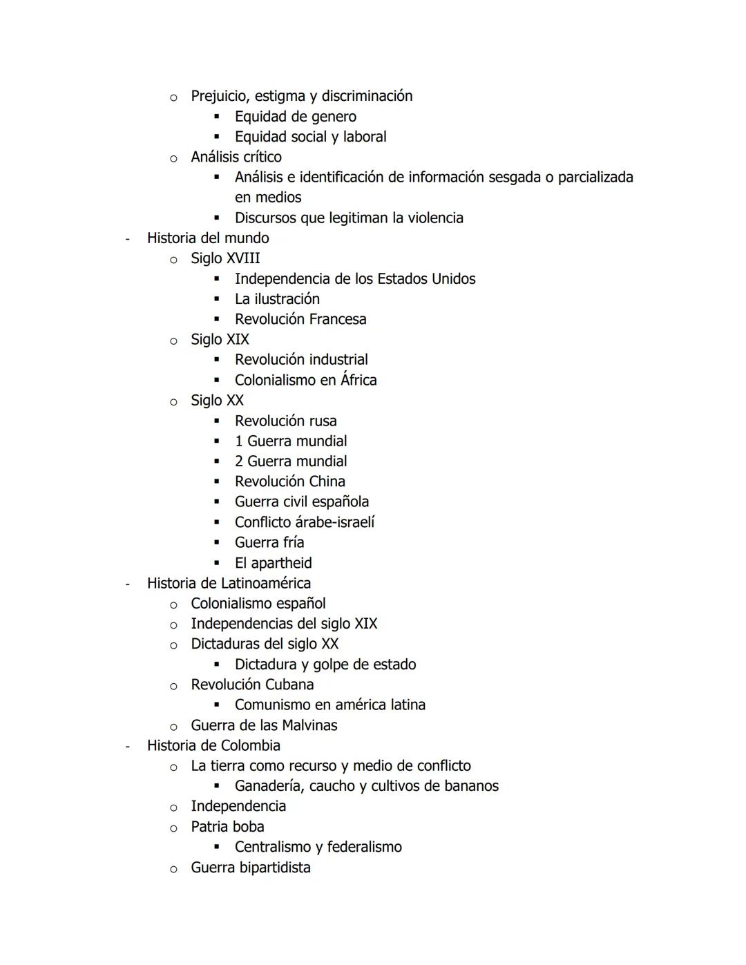 TEMARIO - CLASES CON JUAN (ICFES)
A continuación, encontrarás un temario para la prueba ICFES Saber 11 realizado por Clases
con Juan. Puedes
