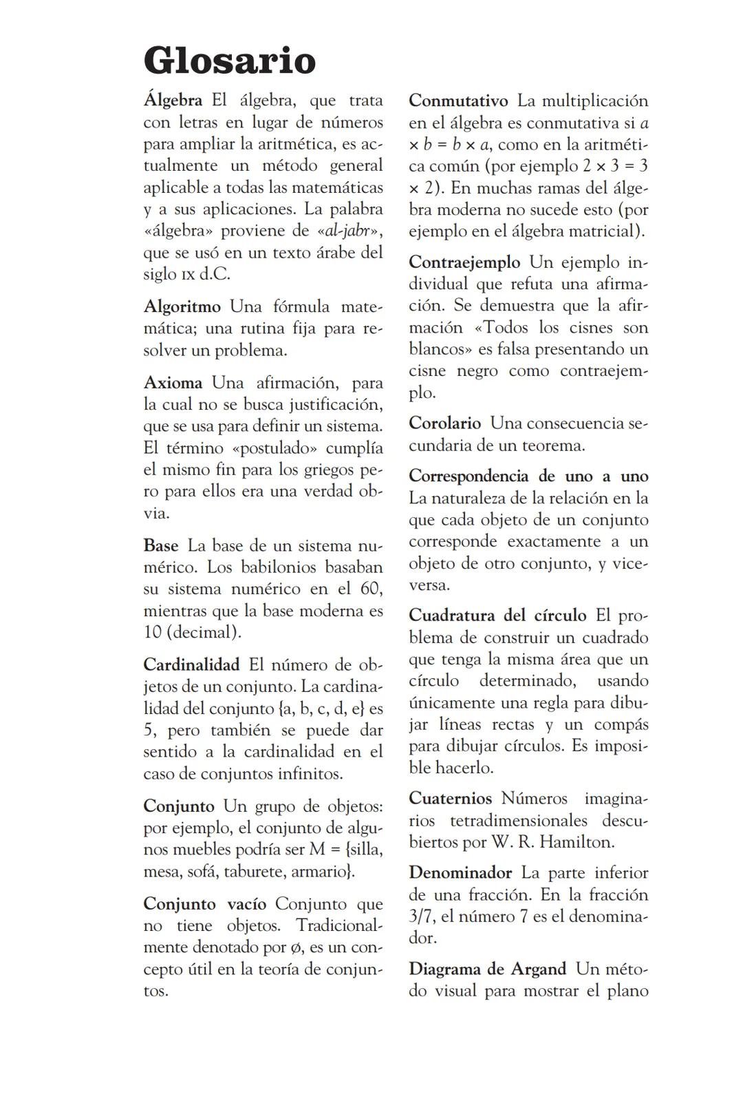 50
COSAS QUE
HAY QUE
SABER SOBRE
MATEMÁTICAS
TONY CRILLY
Ariel Tony Crilly
50 COSAS QUE HAY
QUE SABER SOBRE
MATEMÁTICAS
Traducción de
Enri