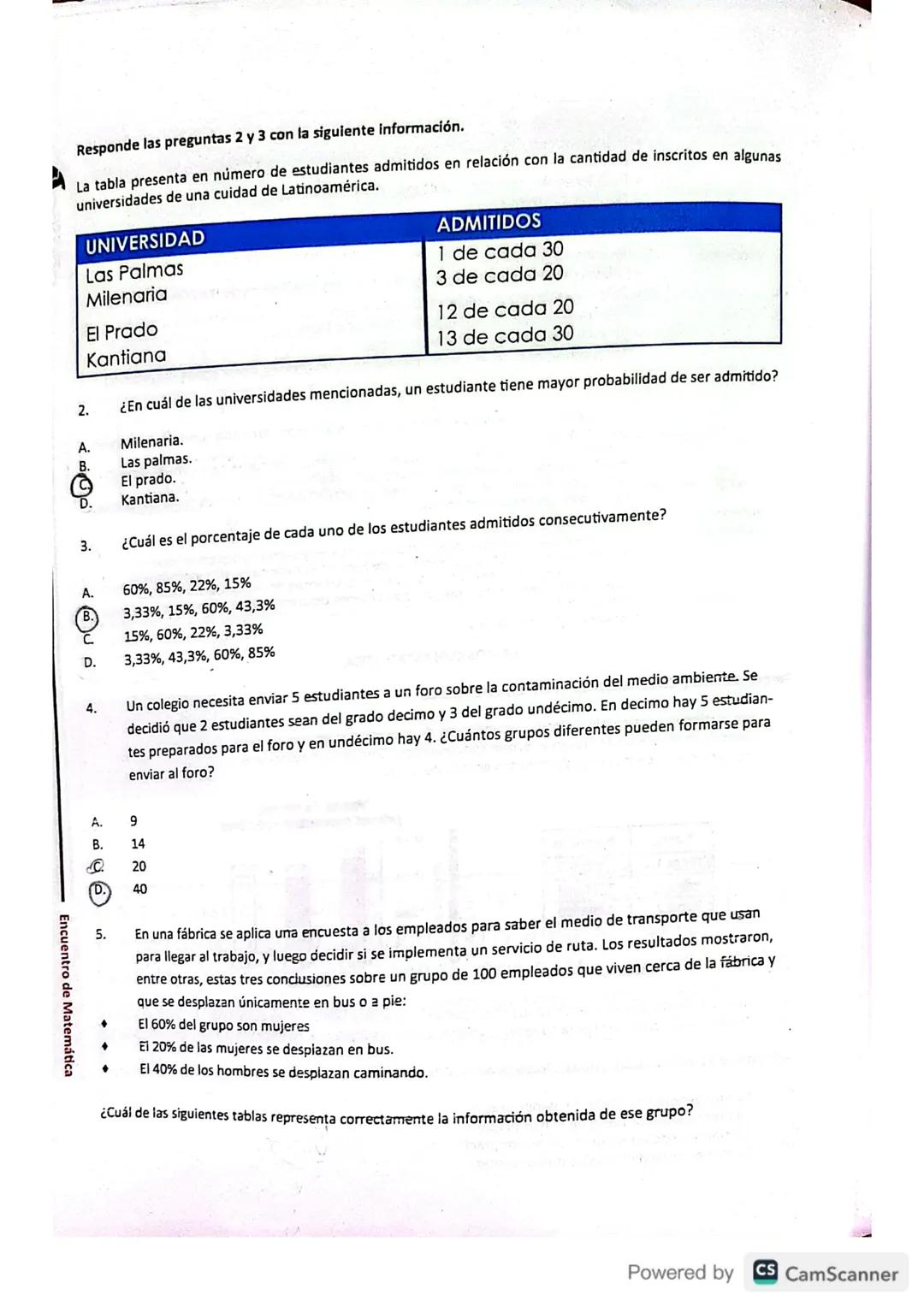 # Interpretación y representación
Esta competencia se relaciona con la habilidad para comprender y transformar la información presentada en