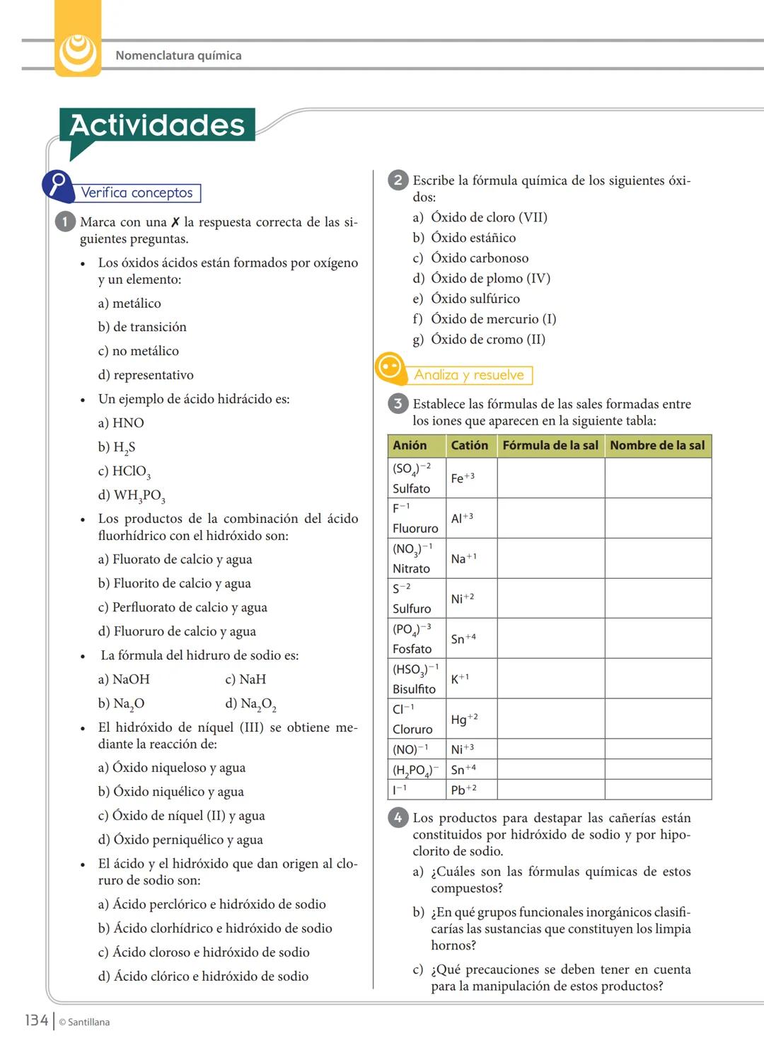 CAMPAÑA
Santillana
VERDE
•
PAPEL ECOLÓGICO
HIPERTEXTO
Santillana
química
César Humberto Mondragón Martínez
Luz Yadira Peña Gómez
Martha Sánc