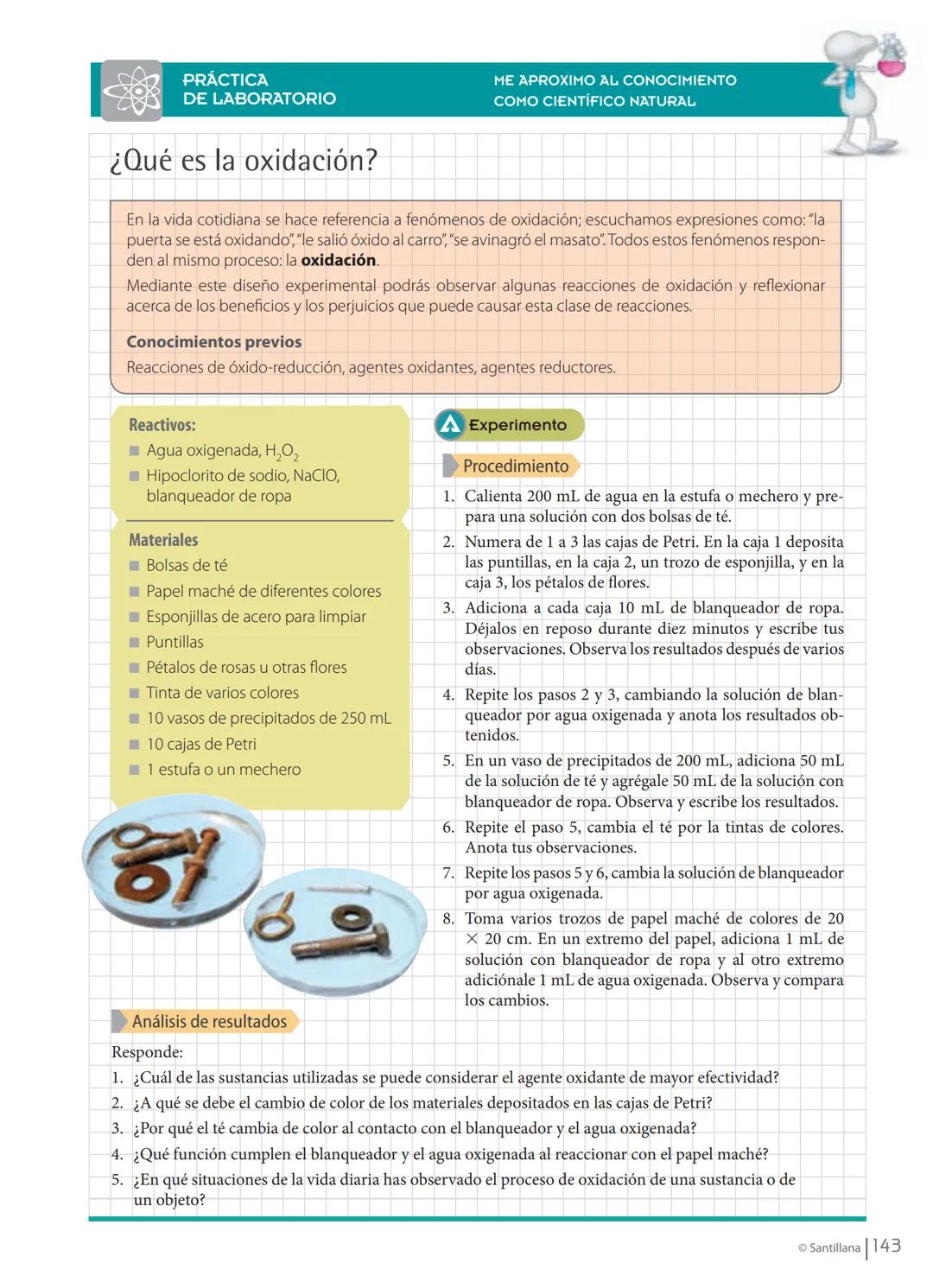 CAMPAÑA
Santillana
VERDE
•
PAPEL ECOLÓGICO
HIPERTEXTO
Santillana
química
César Humberto Mondragón Martínez
Luz Yadira Peña Gómez
Martha Sánc
