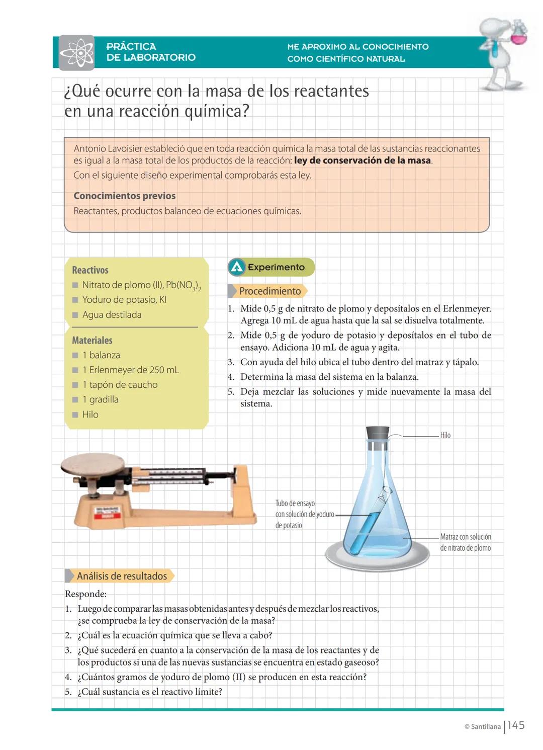 CAMPAÑA
Santillana
VERDE
•
PAPEL ECOLÓGICO
HIPERTEXTO
Santillana
química
César Humberto Mondragón Martínez
Luz Yadira Peña Gómez
Martha Sánc