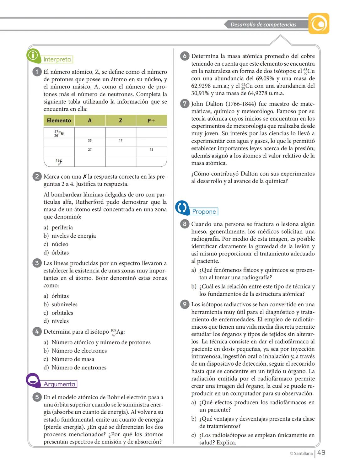 CAMPAÑA
Santillana
VERDE
•
PAPEL ECOLÓGICO
HIPERTEXTO
Santillana
química
César Humberto Mondragón Martínez
Luz Yadira Peña Gómez
Martha Sánc