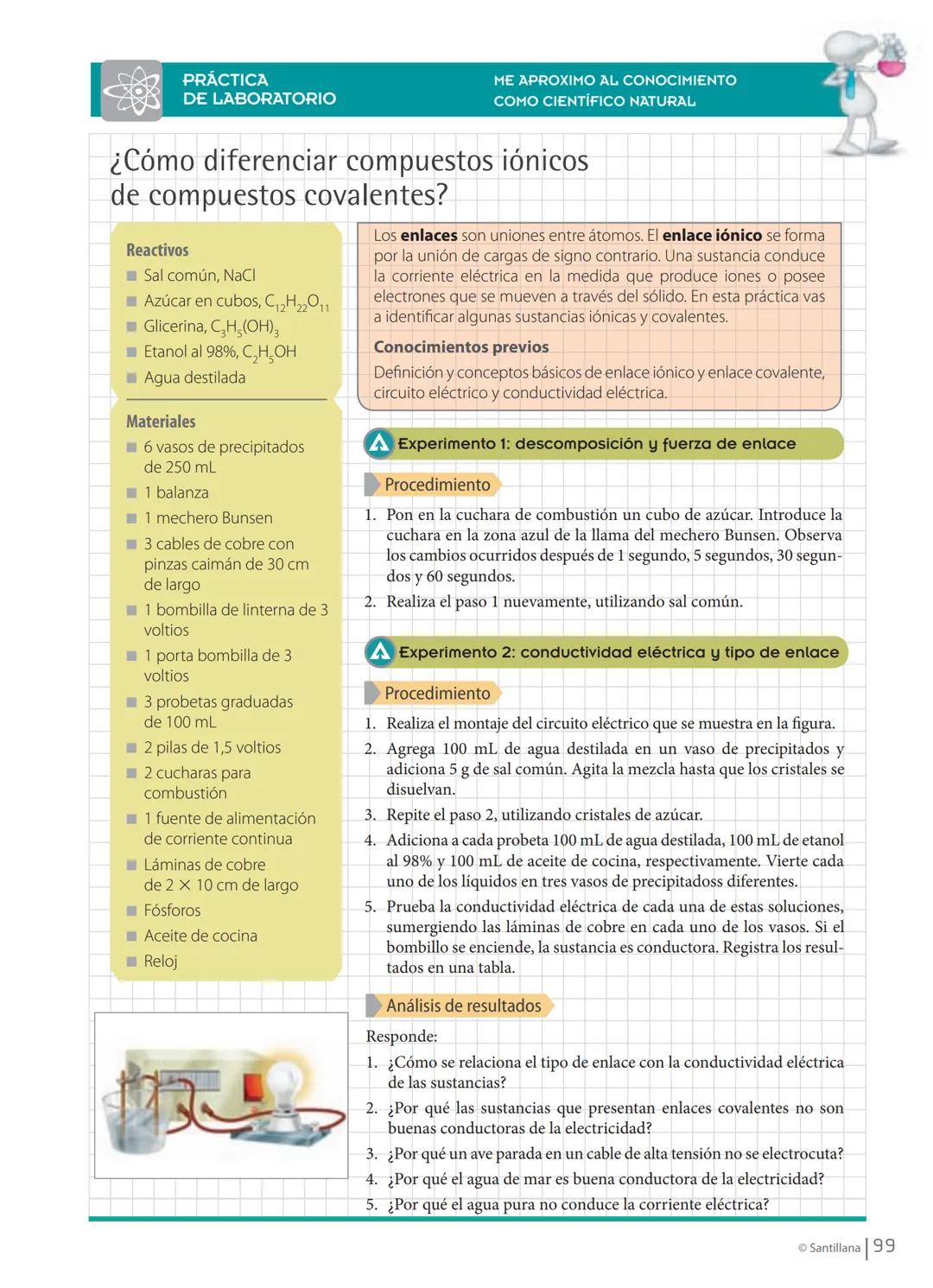 CAMPAÑA
Santillana
VERDE
•
PAPEL ECOLÓGICO
HIPERTEXTO
Santillana
química
César Humberto Mondragón Martínez
Luz Yadira Peña Gómez
Martha Sánc