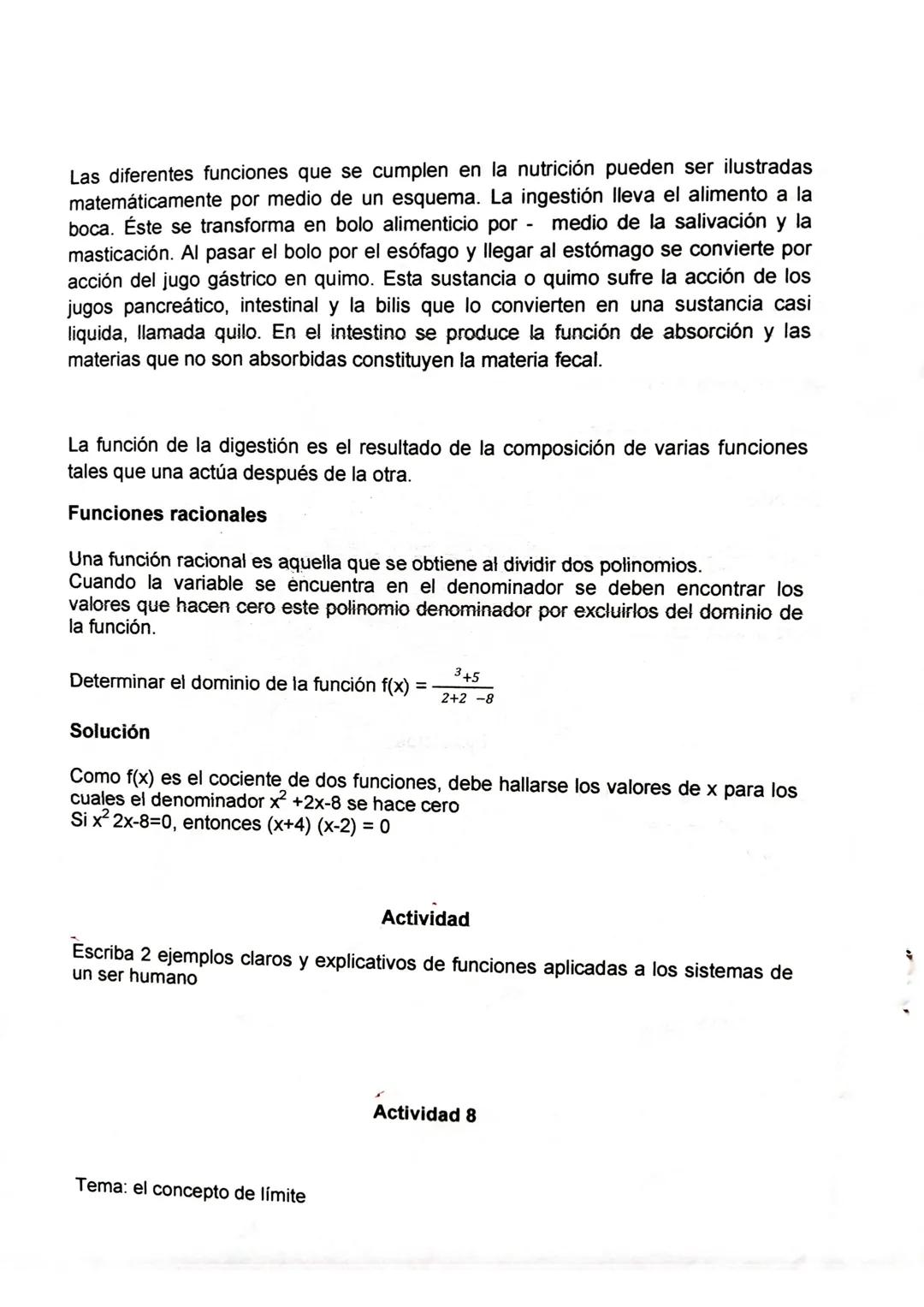# CÁLCULO # CÁLCULO Las diferentes funciones que se cumplen en la nutrición pueden ser ilustradas
matemáticamente por medio de un esquema. L