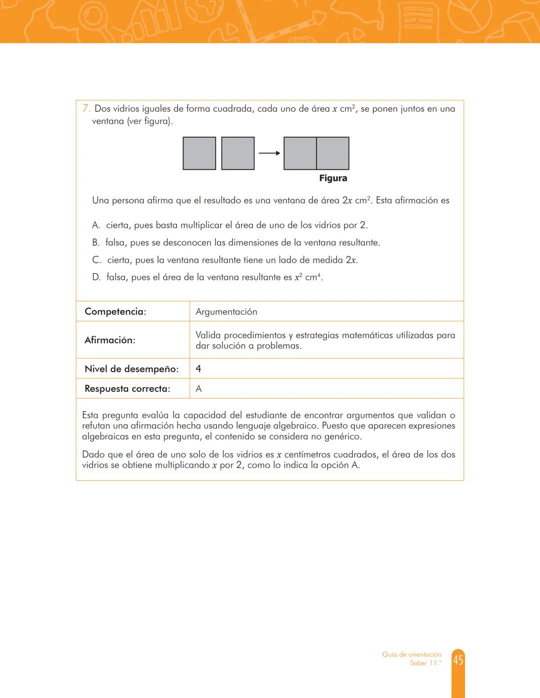 100%
MINEDUCACIÓN
GUÍA DE
ORIENTACIÓN
Saber 11.º
icfes
mejor saber
TODOS POR UN
NUEVO PAÍS
PAZ EQUIDAD EDUCACION
2017-2
5.ª edición Presiden