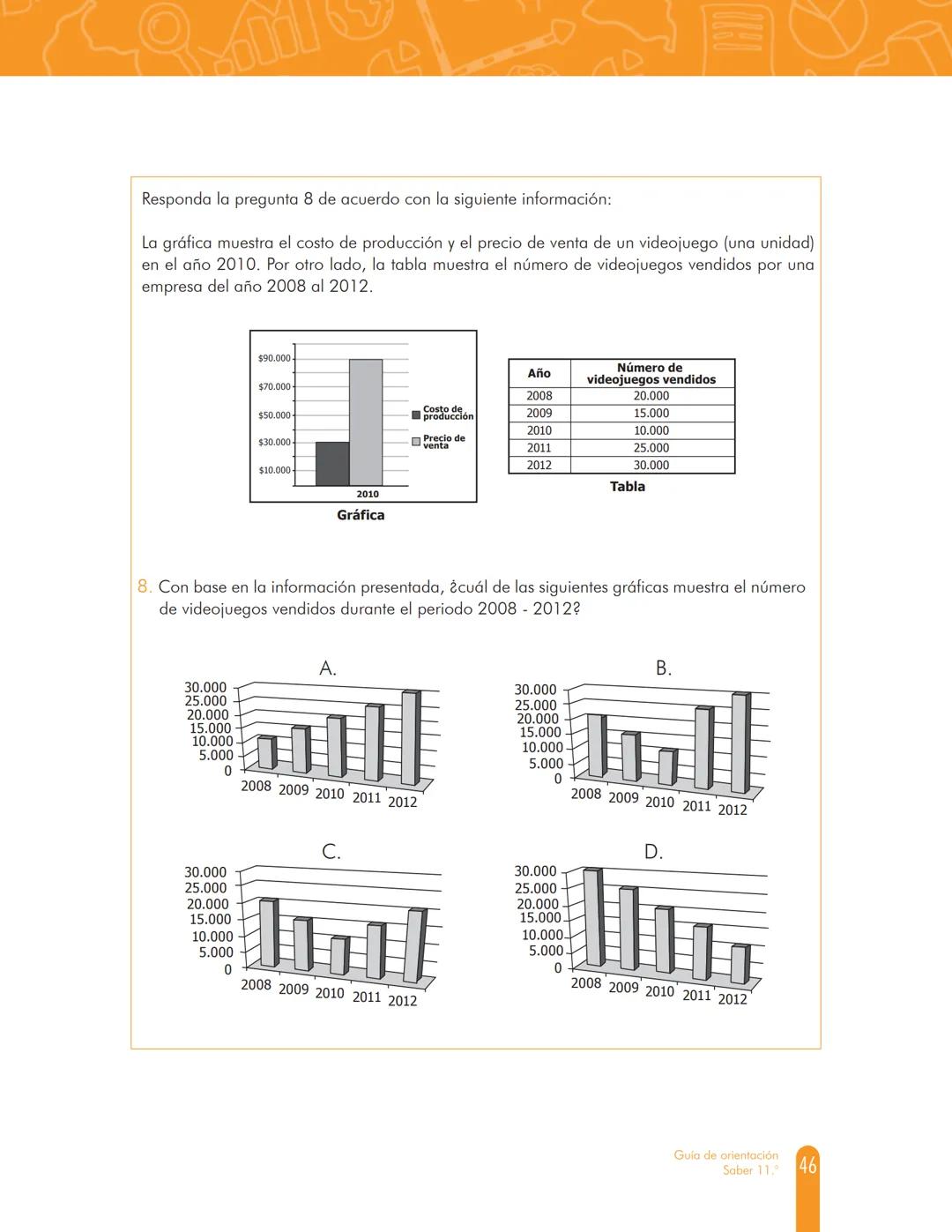 100%
MINEDUCACIÓN
GUÍA DE
ORIENTACIÓN
Saber 11.º
icfes
mejor saber
TODOS POR UN
NUEVO PAÍS
PAZ EQUIDAD EDUCACION
2017-2
5.ª edición Presiden
