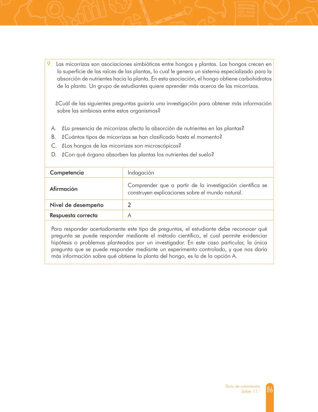 100%
MINEDUCACIÓN
GUÍA DE
ORIENTACIÓN
Saber 11.º
icfes
mejor saber
TODOS POR UN
NUEVO PAÍS
PAZ EQUIDAD EDUCACION
2017-2
5.ª edición Presiden